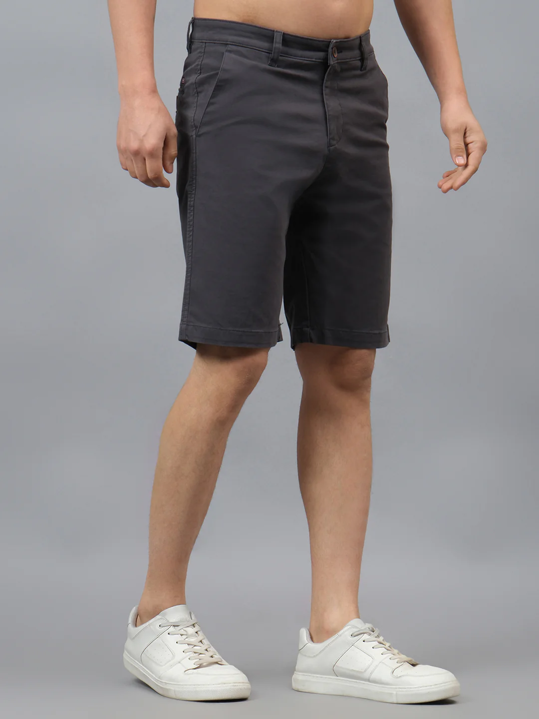 Men's Solid Multi Colour Casual Bermuda - Image 4