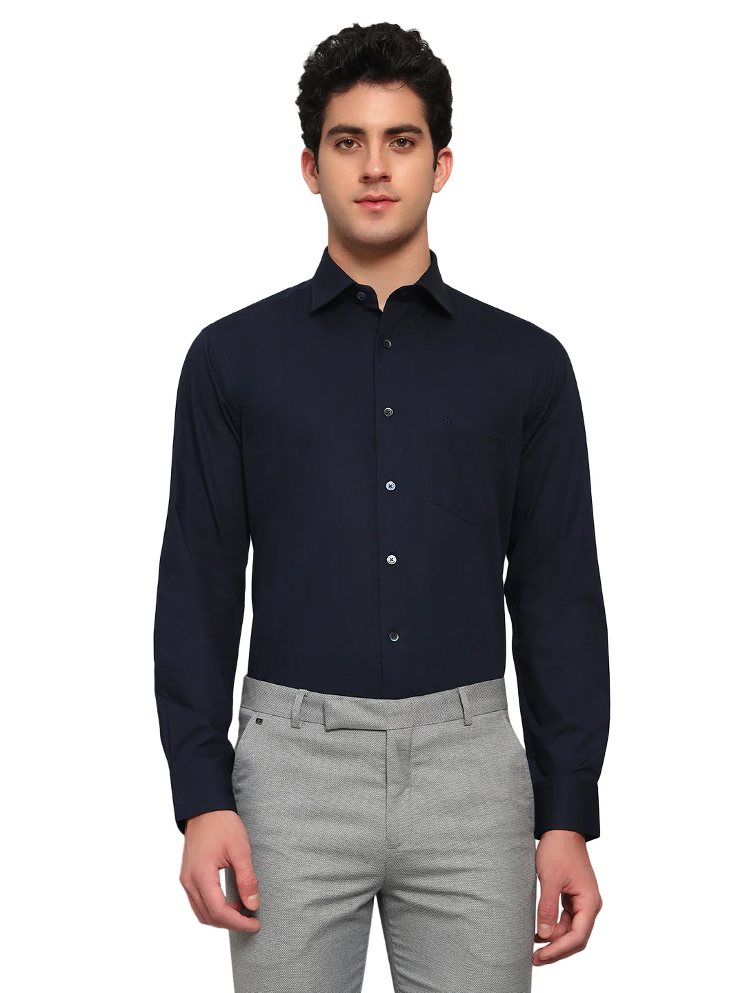 Formal Shirt for Men l Breathable & Soft with Color Fastness Regular Fit Spread Collar Neck Cotton Fabric Solid Pattern - Image 8