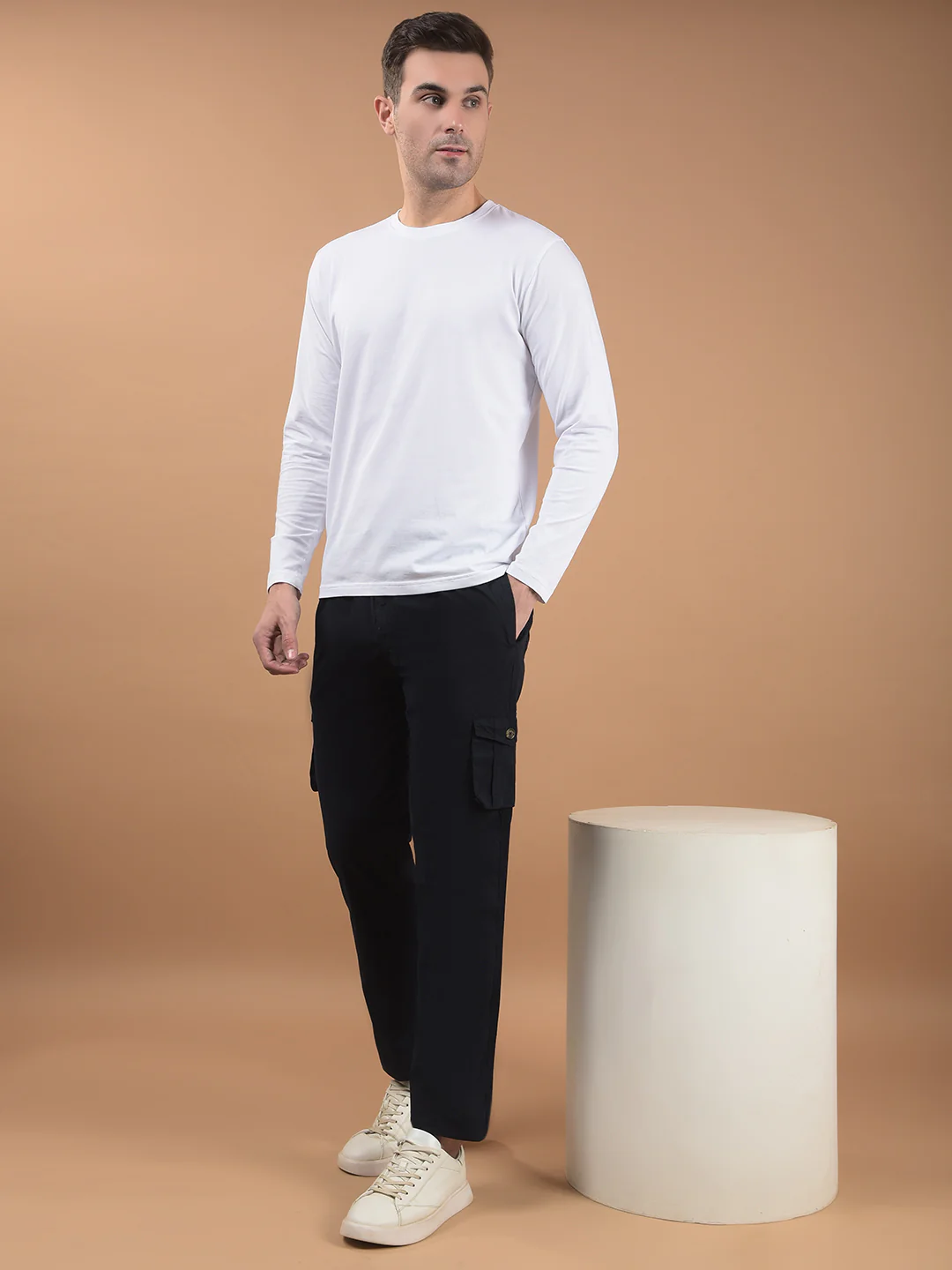 Men's Solid Navy Lower - Image 2