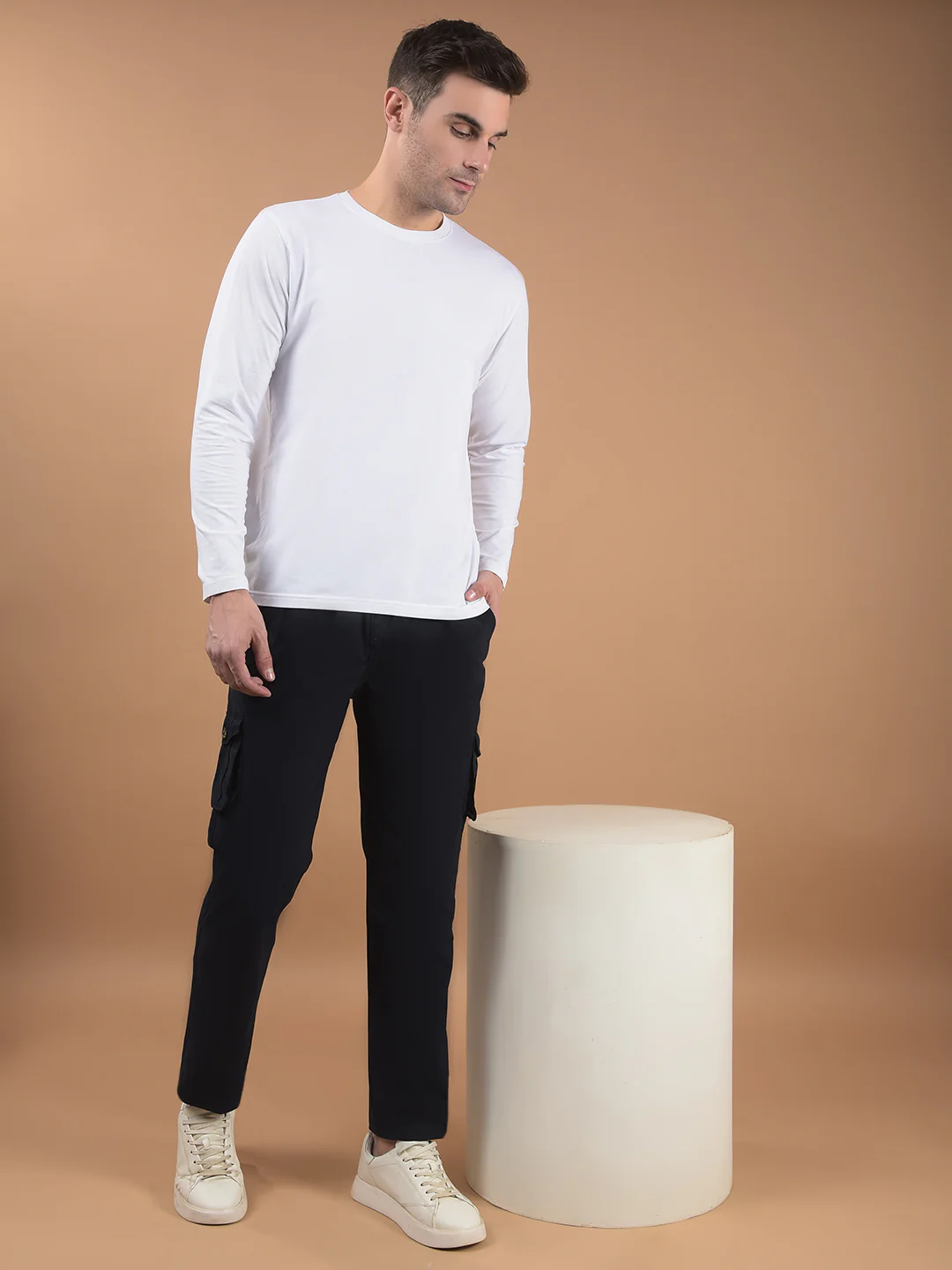 Men's Solid Navy Lower - Image 3