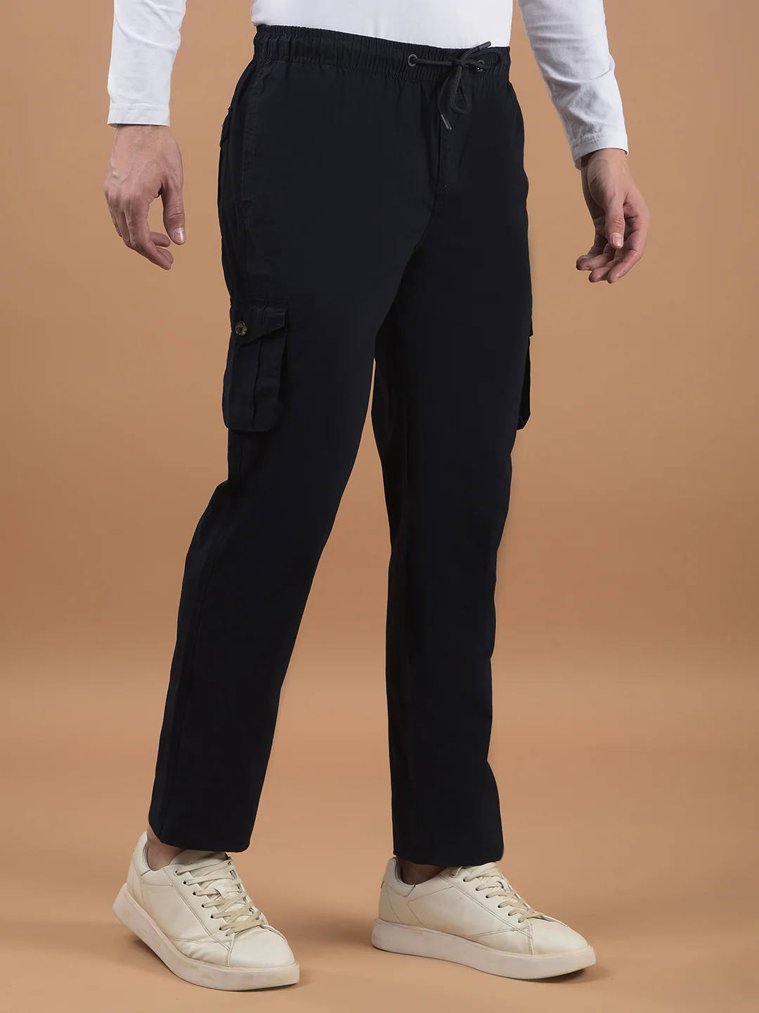 Men's Solid Navy Lower - Image 5