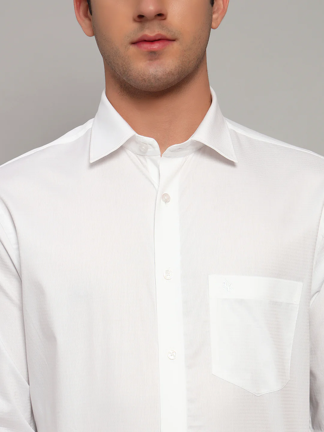 Formal Shirt for Men l Breathable & Soft with Color Fastness Regular Fit Spread Collar Neck Cotton Fabric Solid Pattern - Image 6