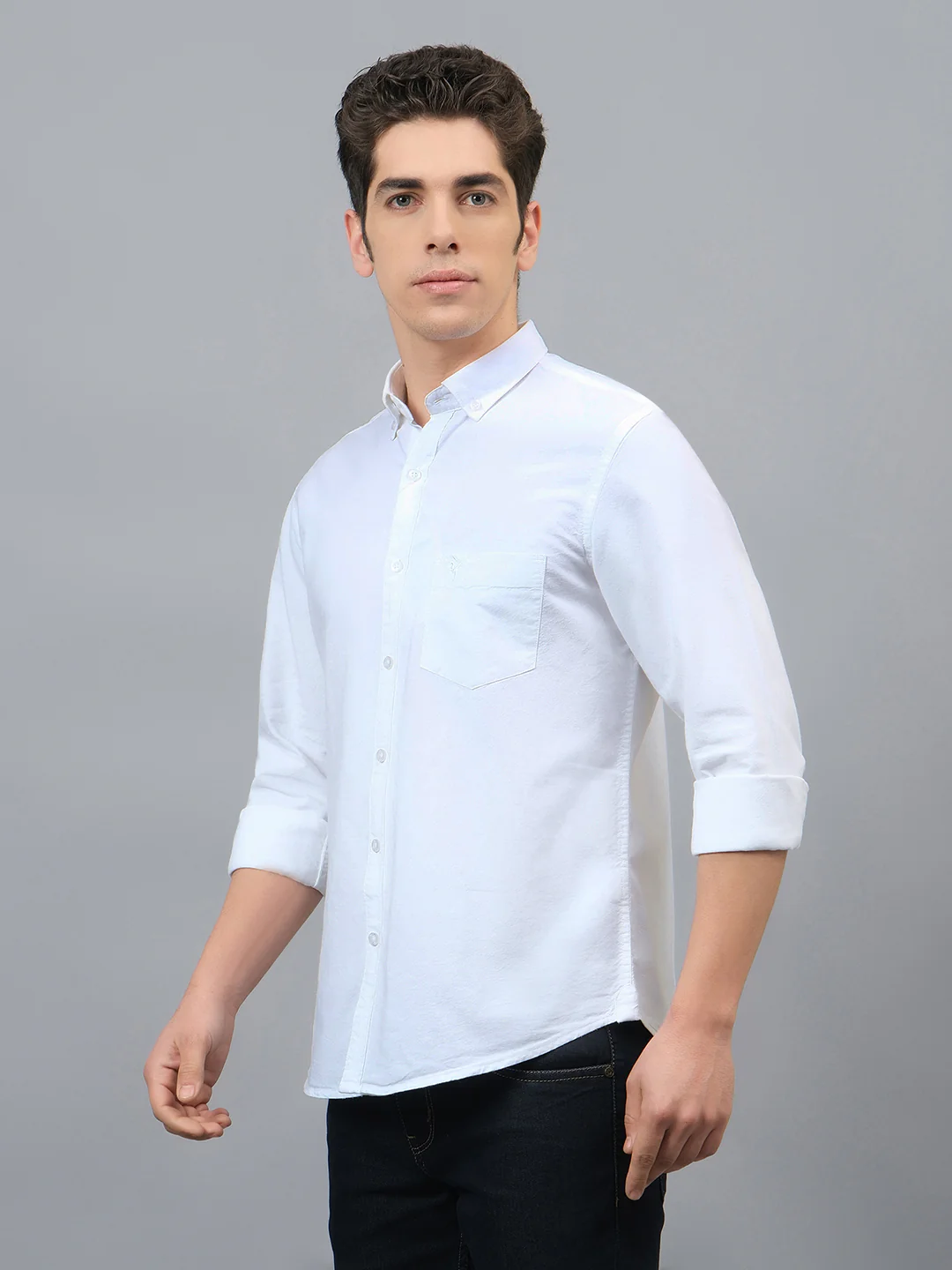 Casual Shirt for Men | Breathable & Soft with Color Fastness Regular Fit Spread Collar Neck Cotton Fabric Printed Pattern - Image 3