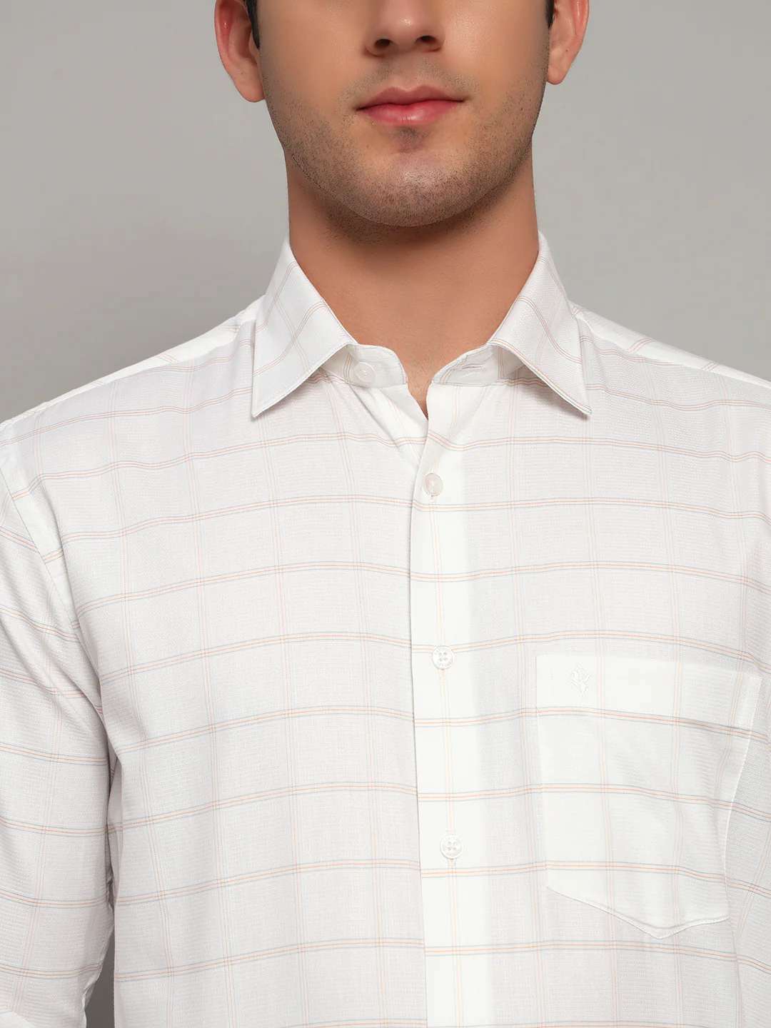 Formal Shirt for Men l Breathable & Soft with Color Fastness Regular Fit Spread Collar Neck Cotton Fabric Striped Pattern - Image 6