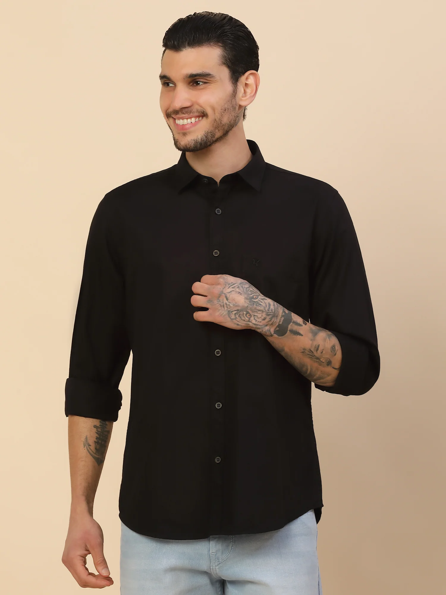 Men's Stylish Checkered Casual Shirt | Regular Fit | Full Sleeve | Pure Cotton | Smart Casual Wear
