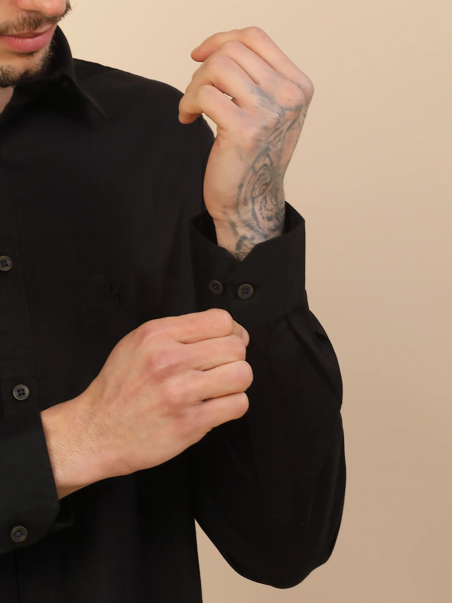 Men's Stylish Checkered Casual Shirt | Regular Fit | Full Sleeve | Pure Cotton | Smart Casual Wear - Image 4