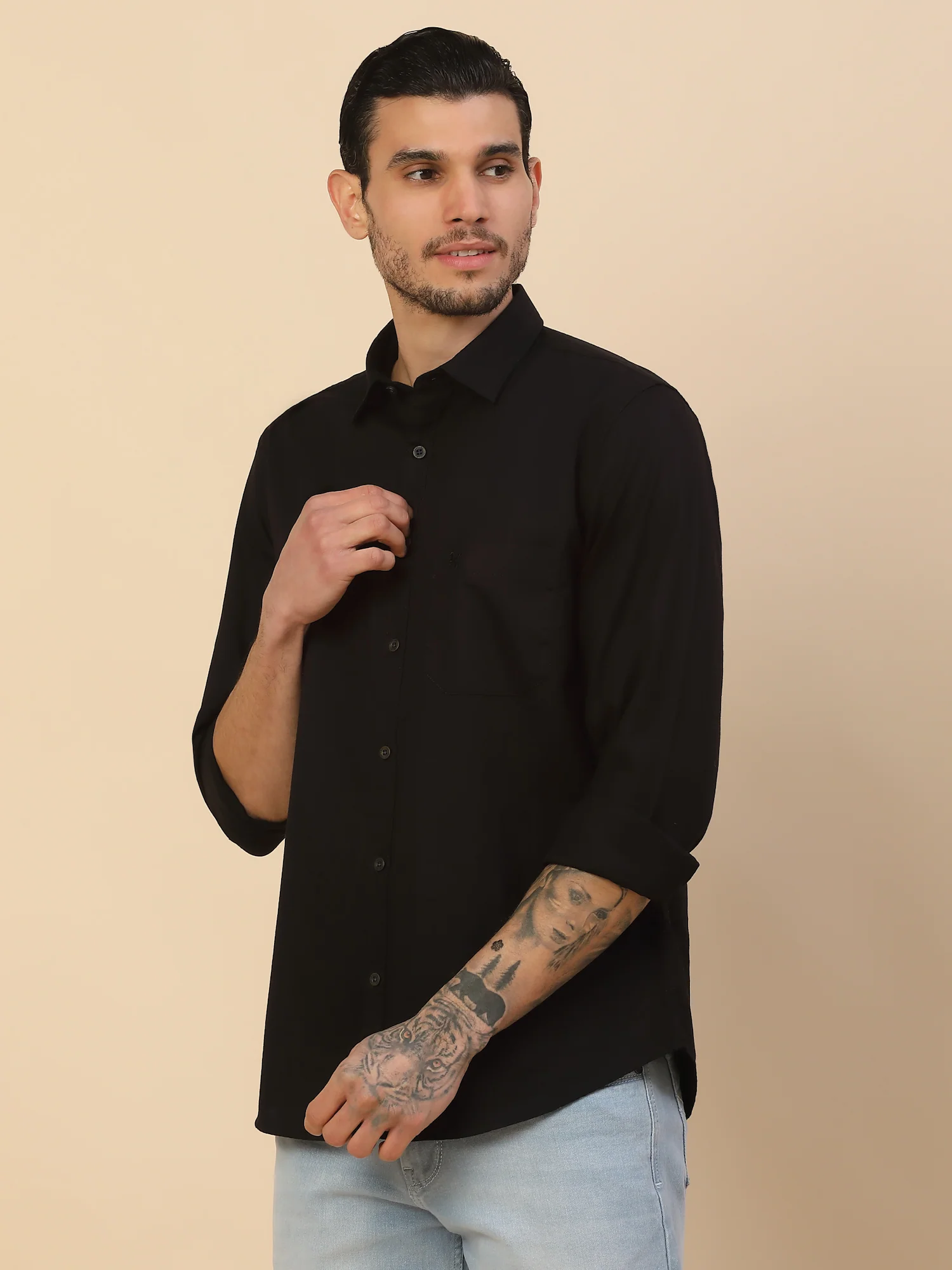 Men's Stylish Checkered Casual Shirt | Regular Fit | Full Sleeve | Pure Cotton | Smart Casual Wear - Image 6