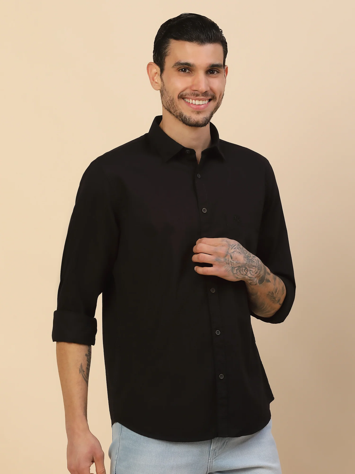 Men's Stylish Checkered Casual Shirt | Regular Fit | Full Sleeve | Pure Cotton | Smart Casual Wear - Image 7