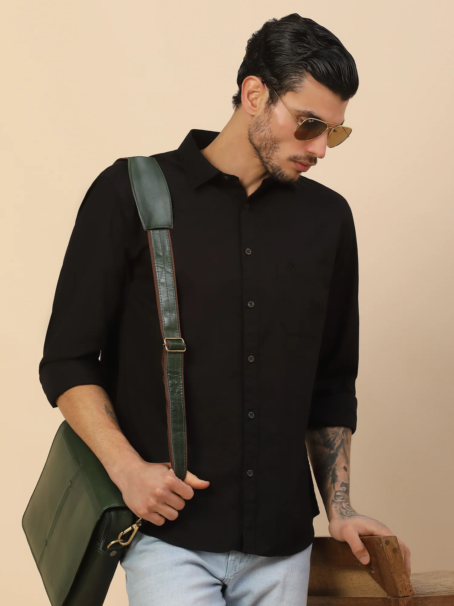 Men's Stylish Checkered Casual Shirt | Regular Fit | Full Sleeve | Pure Cotton | Smart Casual Wear - Image 8