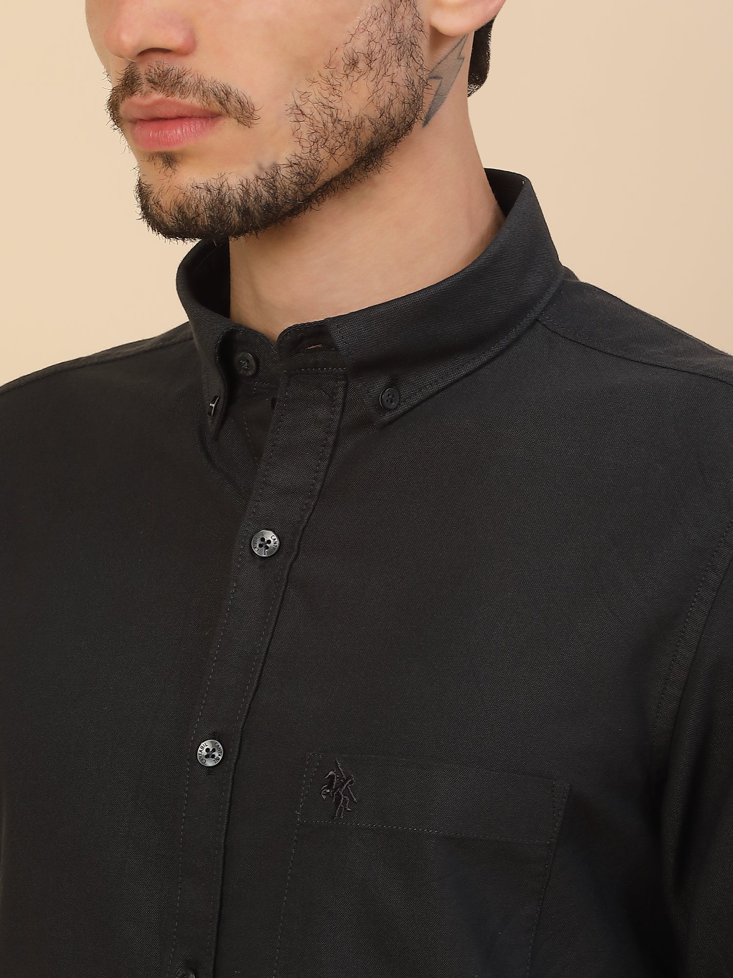 Men's Stylish Solid Casual Shirt | Regular Fit | Full Sleeve | Pure Cotton | Smart Casual Wear - Image 5