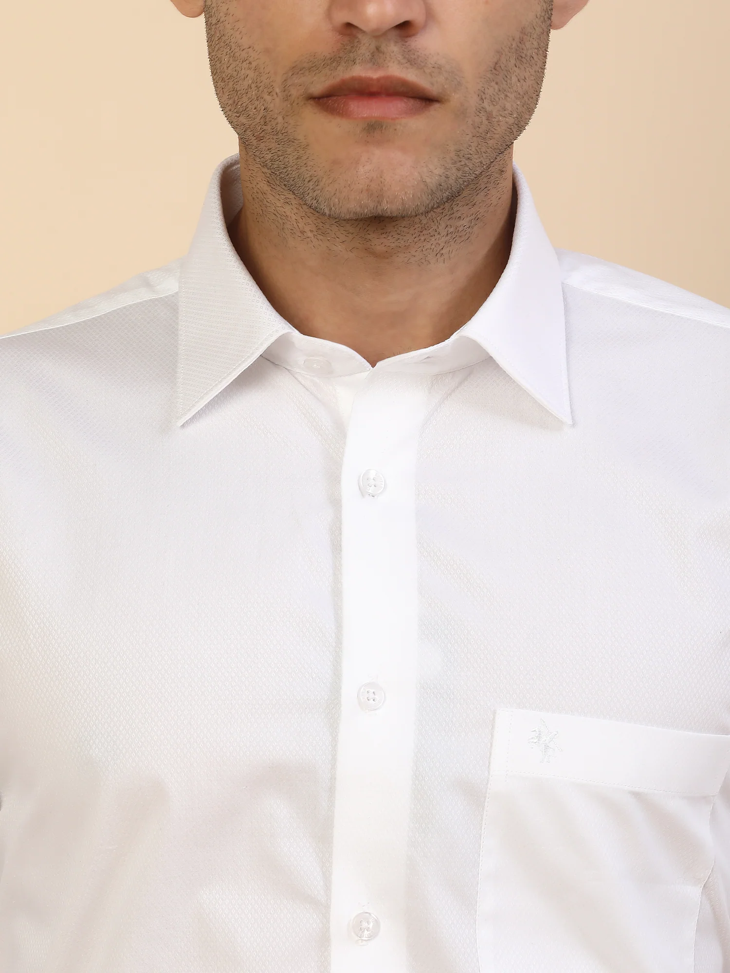 Men's Stylish Self Design Formal Shirt | Regular Fit | Full Sleeve | Pure Cotton | Smart Formal Wear - Image 6