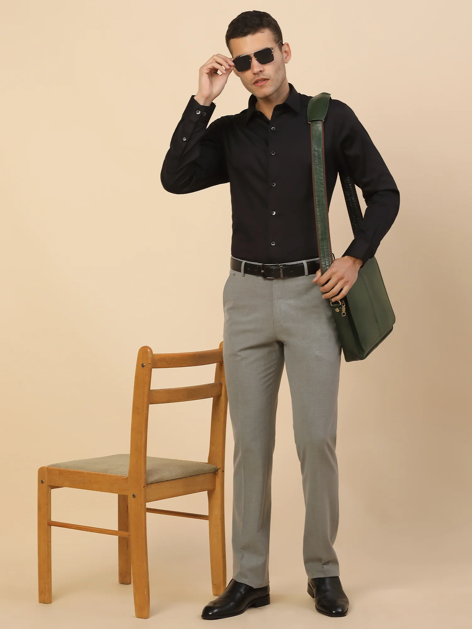 Men's Stylish Solid Party Shirt | Regular Fit | Full Sleeve | Pure Cotton | Smart Party Wear - Image 2