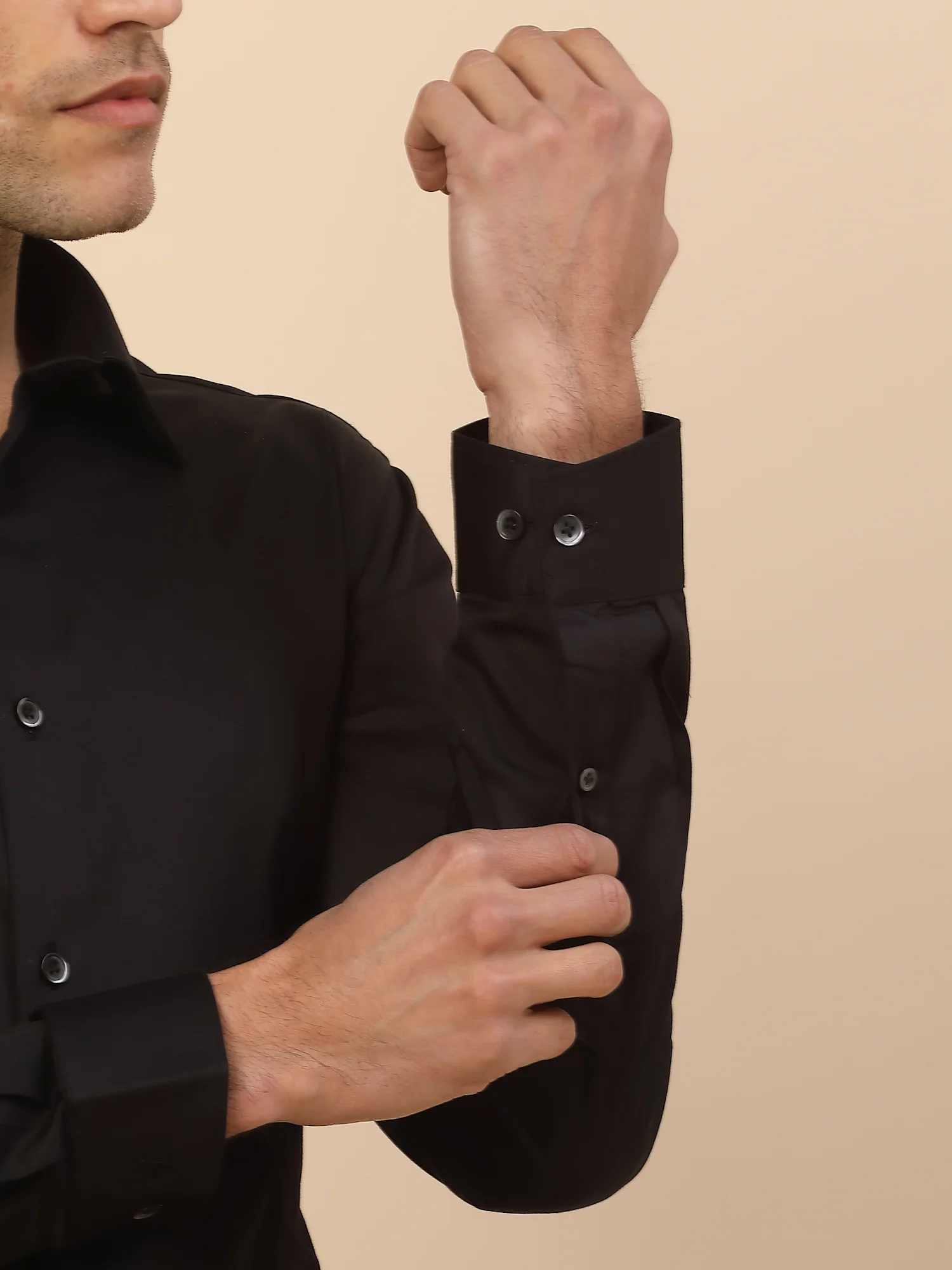 Men's Stylish Solid Party Shirt | Regular Fit | Full Sleeve | Pure Cotton | Smart Party Wear - Image 7