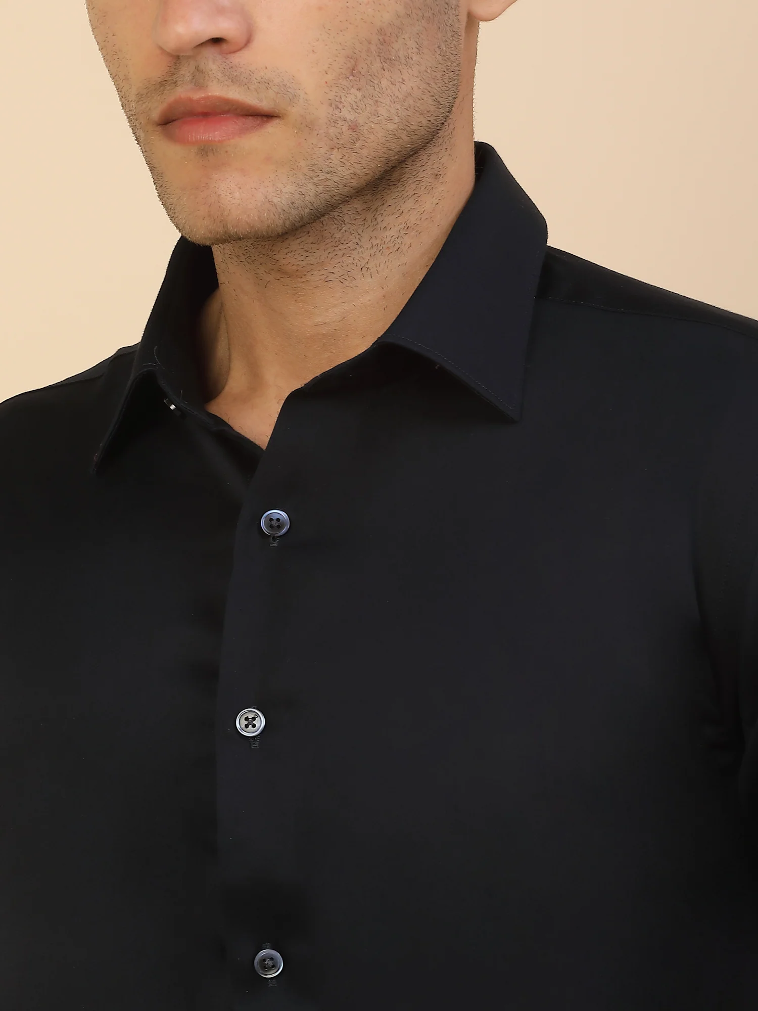 Men's Stylish Solid Party Shirt | Regular Fit | Full Sleeve | Pure Cotton | Smart Party Wear - Image 6