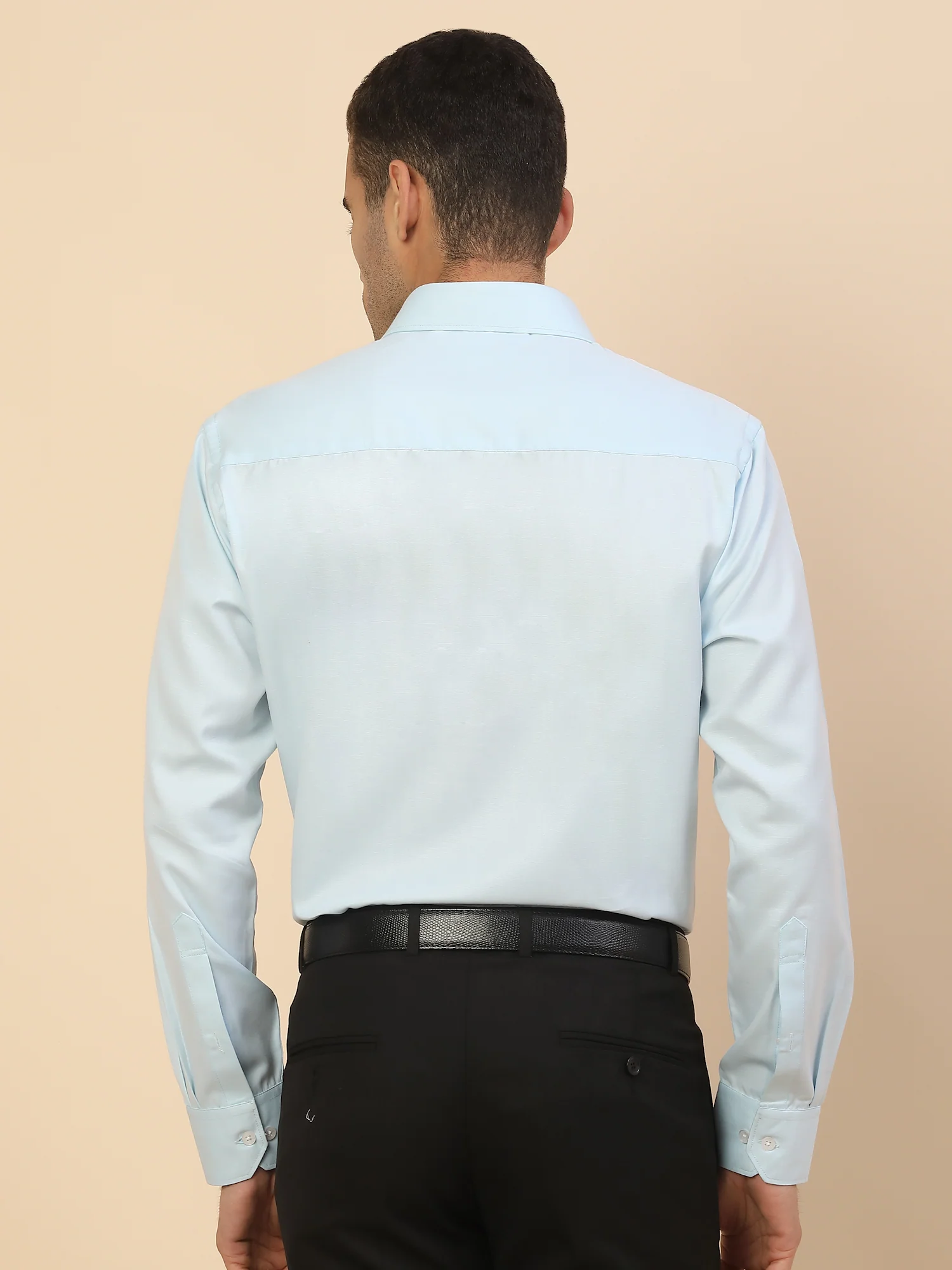 Men's Stylish Solid Formal Shirt | Regular Fit | Full Sleeve | Pure Cotton | Smart Formal Wear - Image 3