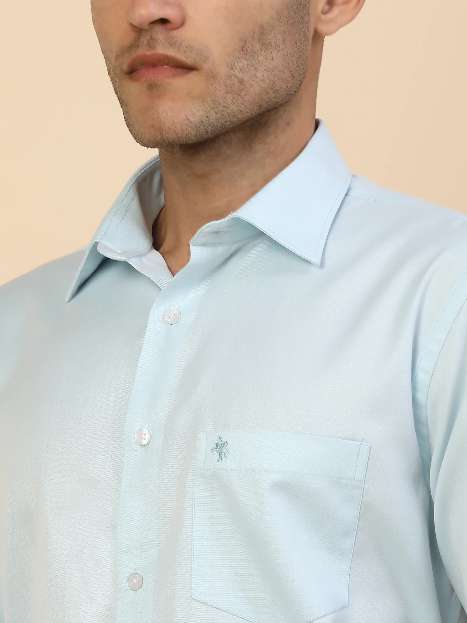 Men's Stylish Solid Formal Shirt | Regular Fit | Full Sleeve | Pure Cotton | Smart Formal Wear - Image 6