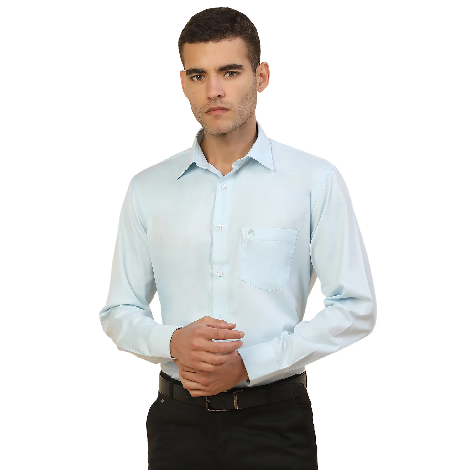 Men's Stylish Solid Formal Shirt | Regular Fit | Full Sleeve | Pure Cotton | Smart Formal Wear - Image 9