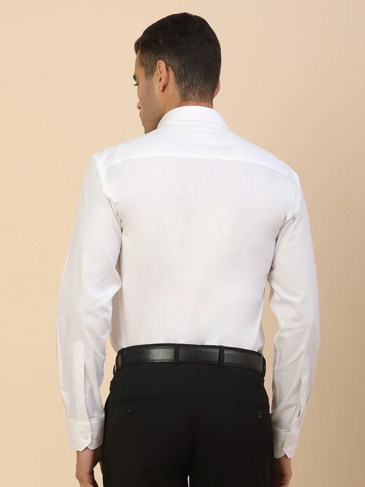 Men's Stylish Solid Formal Shirt | Regular Fit | Full Sleeve | Pure Cotton | Smart Formal Wear - Image 3