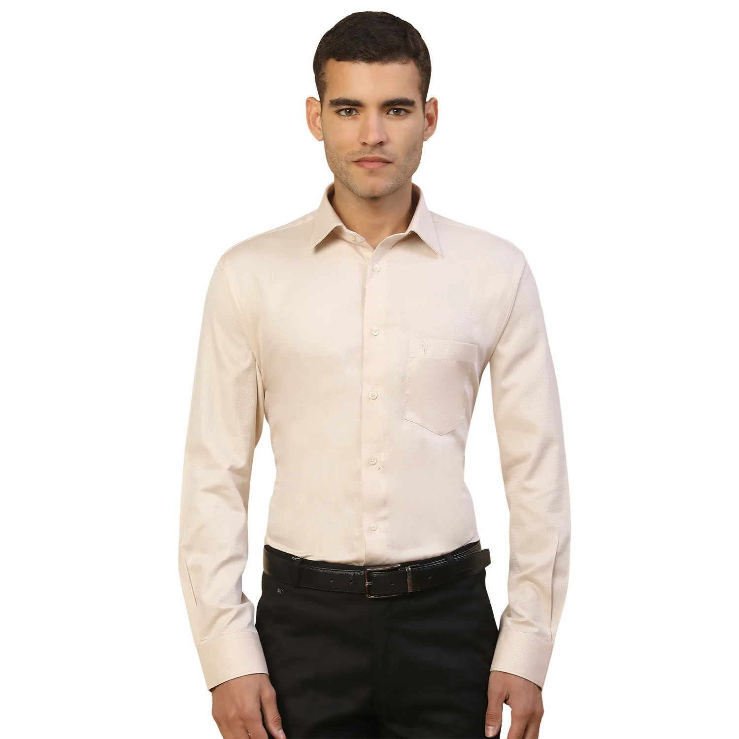 Men's Stylish Self Design Formal Shirt | Regular Fit | Full Sleeve | Pure Cotton | Smart Formal Wear - Image 9
