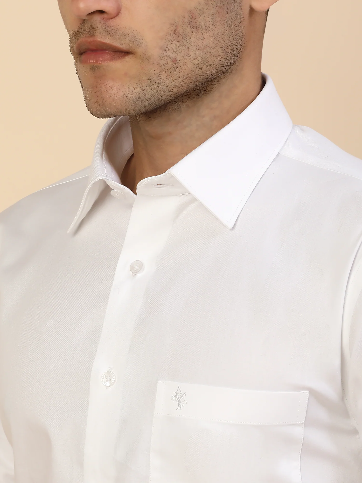 Men's Stylish Solid Formal Shirt | Regular Fit | Full Sleeve | Pure Cotton | Smart Formal Wear - Image 6