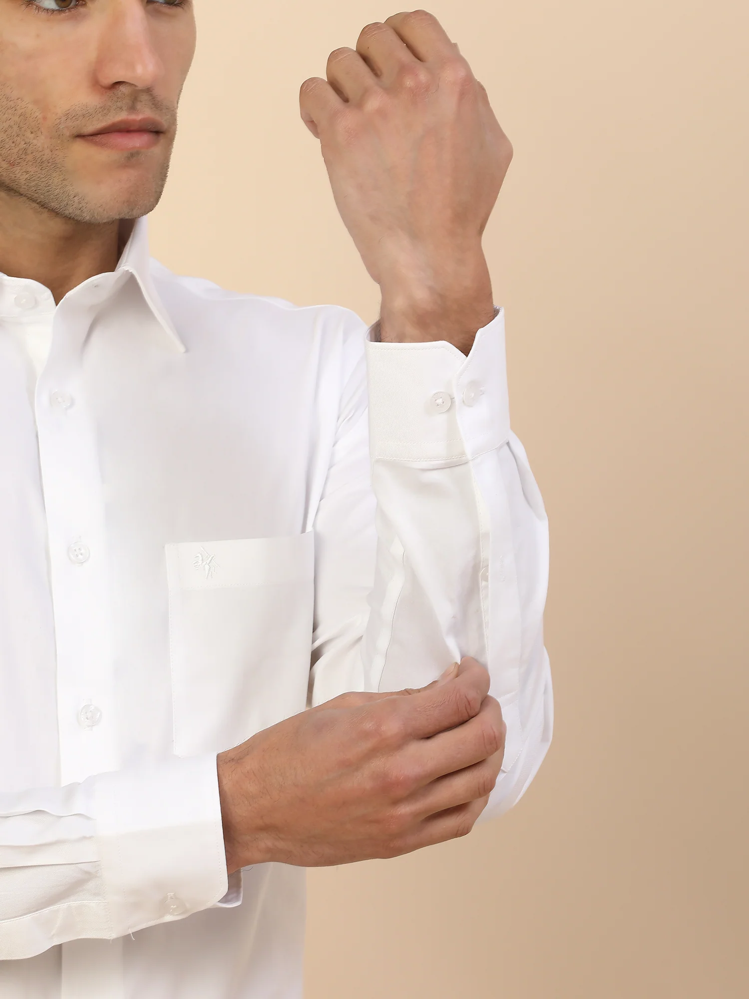 Men's Stylish Solid Formal Shirt | Regular Fit | Full Sleeve | Pure Cotton | Smart Formal Wear - Image 7