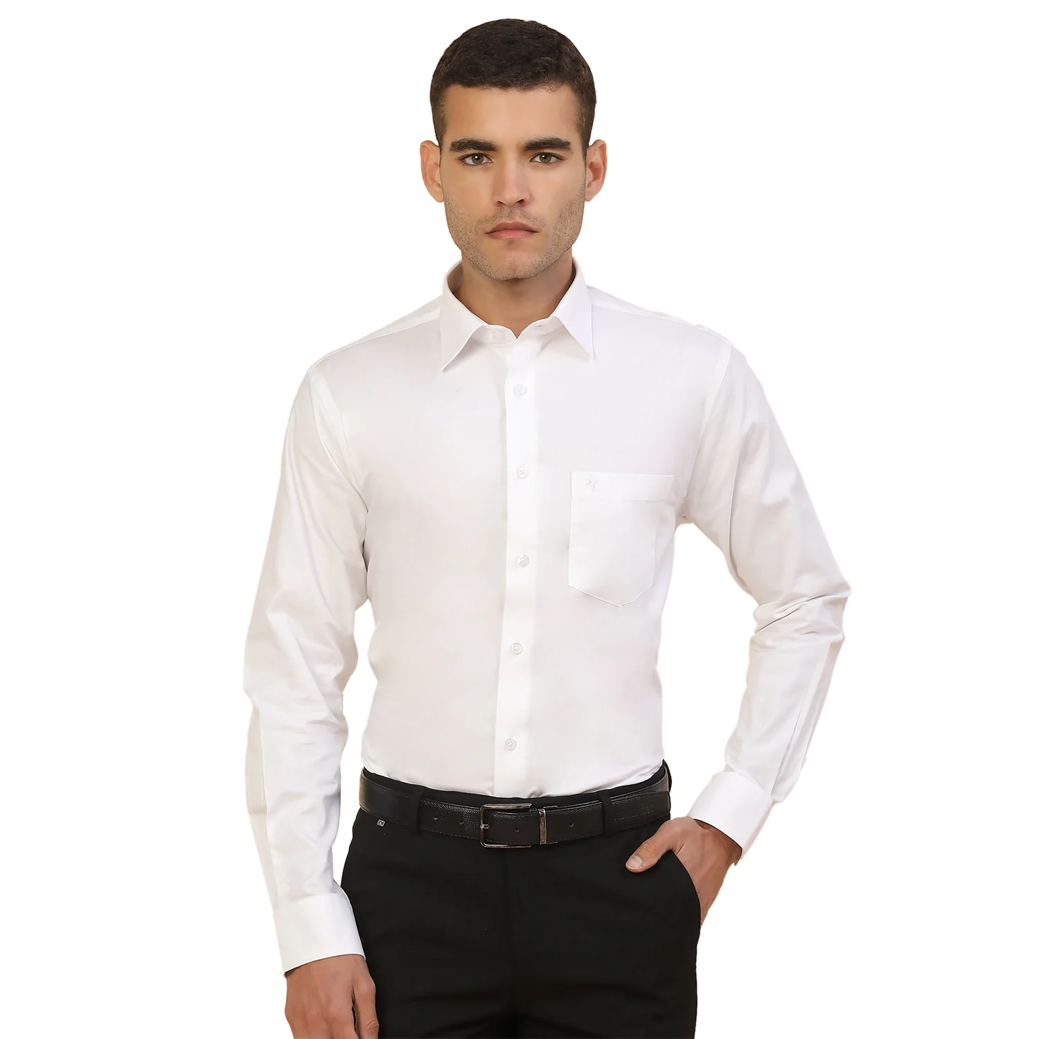 Men's Stylish Solid Formal Shirt | Regular Fit | Full Sleeve | Pure Cotton | Smart Formal Wear - Image 9