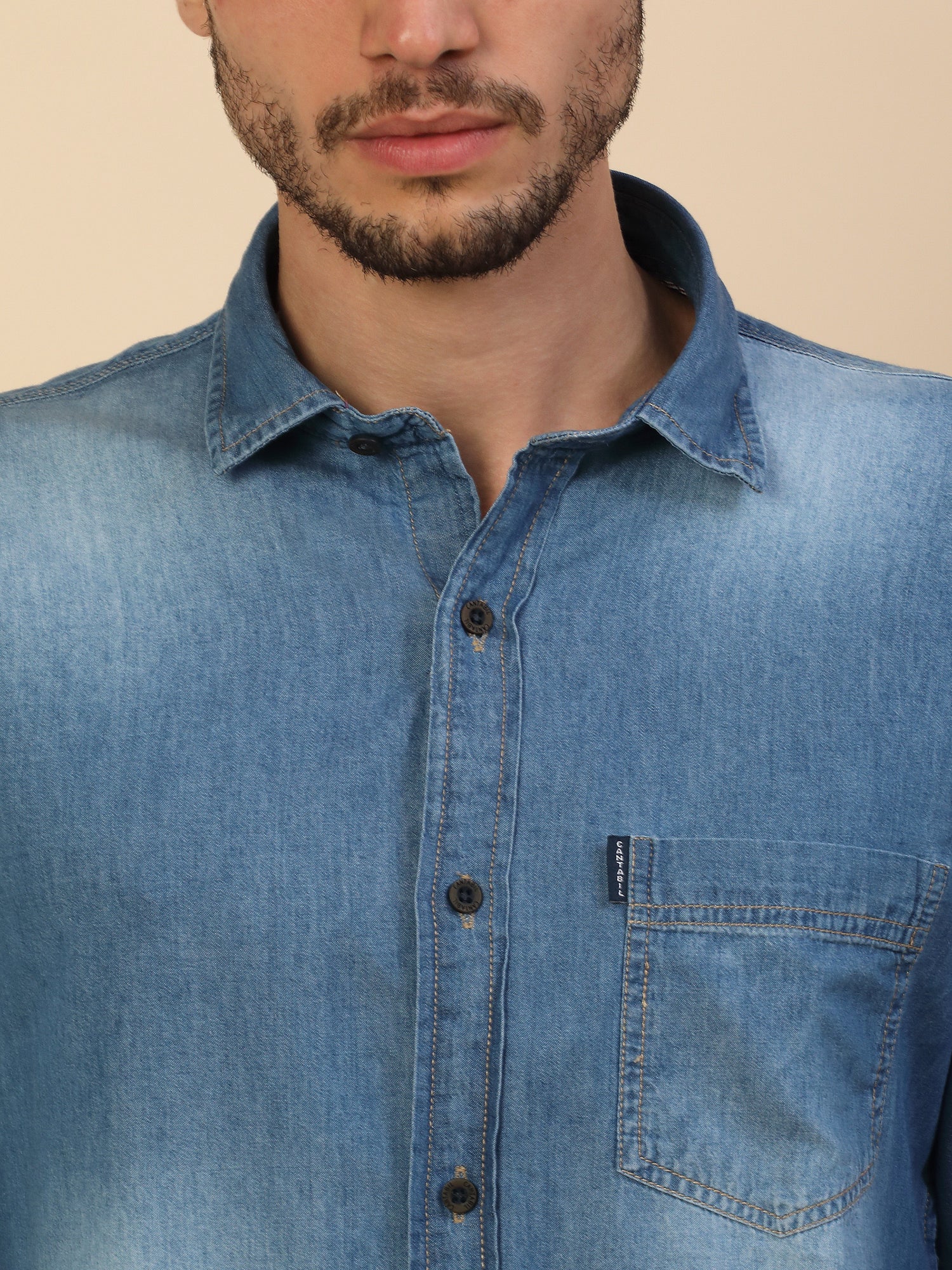 Men's Stylish Solid Casual Shirt | Regular Fit | Full Sleeve | Pure Cotton | Smart Casual Wear - Image 4