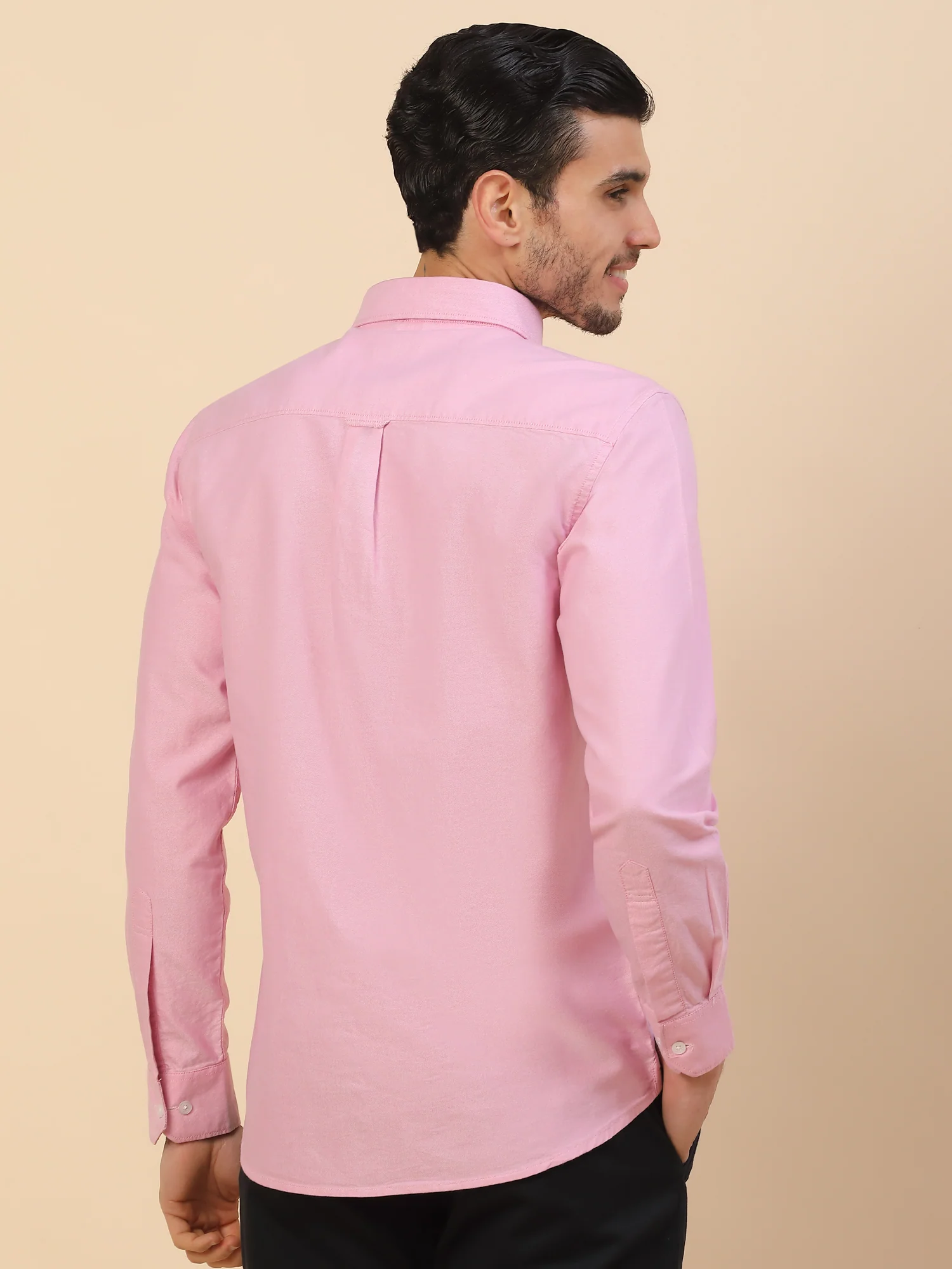 Men's Stylish Solid Casual Shirt | Regular Fit | Full Sleeve | Pure Cotton | Smart Casual Wear - Image 2