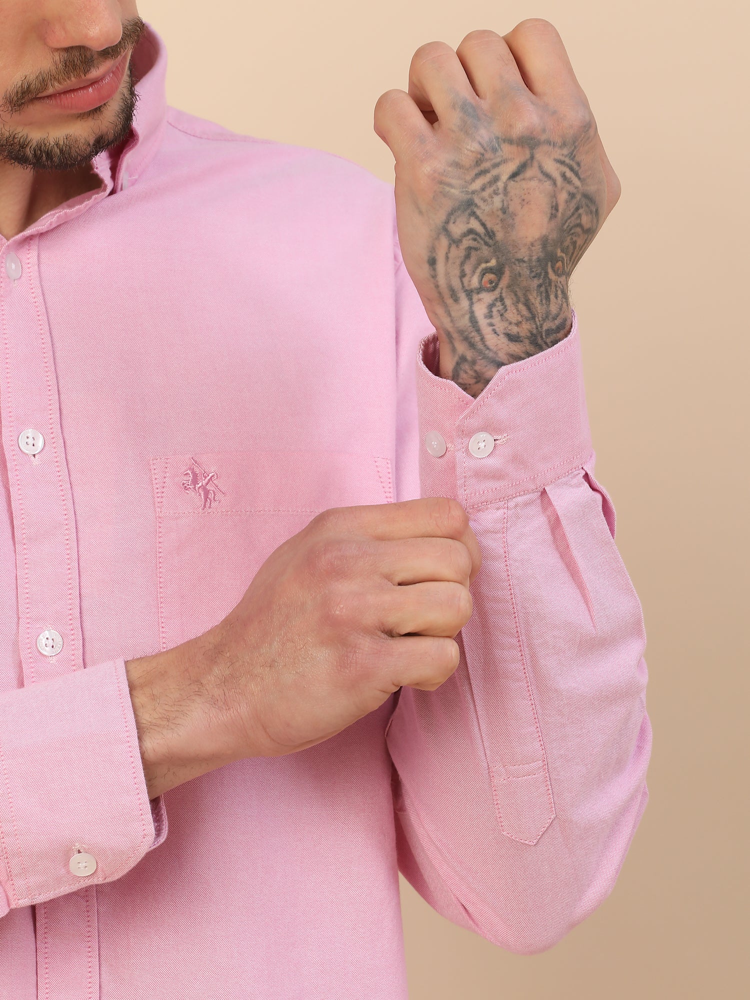 Men's Stylish Solid Casual Shirt | Regular Fit | Full Sleeve | Pure Cotton | Smart Casual Wear - Image 3
