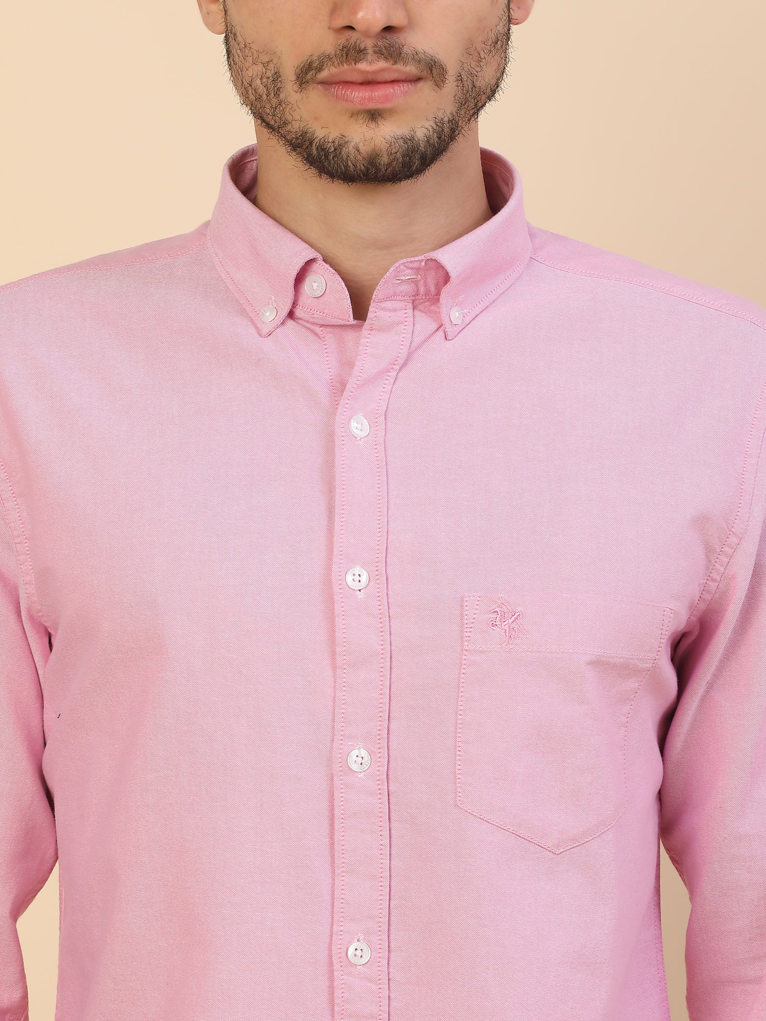 Men's Stylish Solid Casual Shirt | Regular Fit | Full Sleeve | Pure Cotton | Smart Casual Wear - Image 4