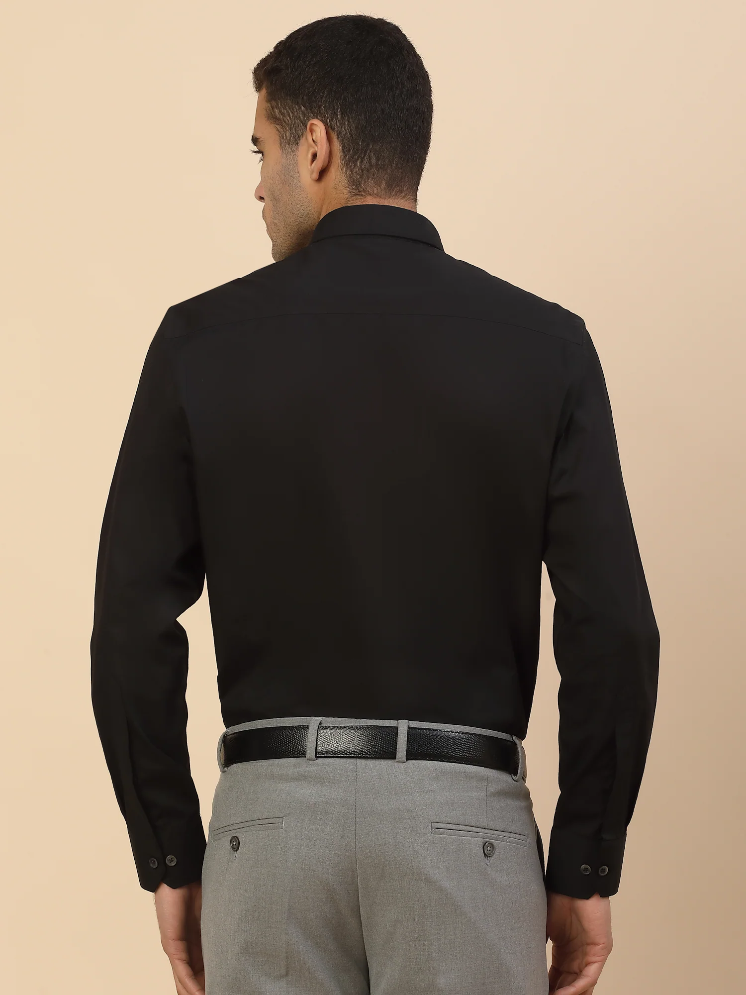 Men's Stylish Solid Formal Shirt | Regular Fit | Full Sleeve | Pure Cotton | Smart Formal Wear - Image 3