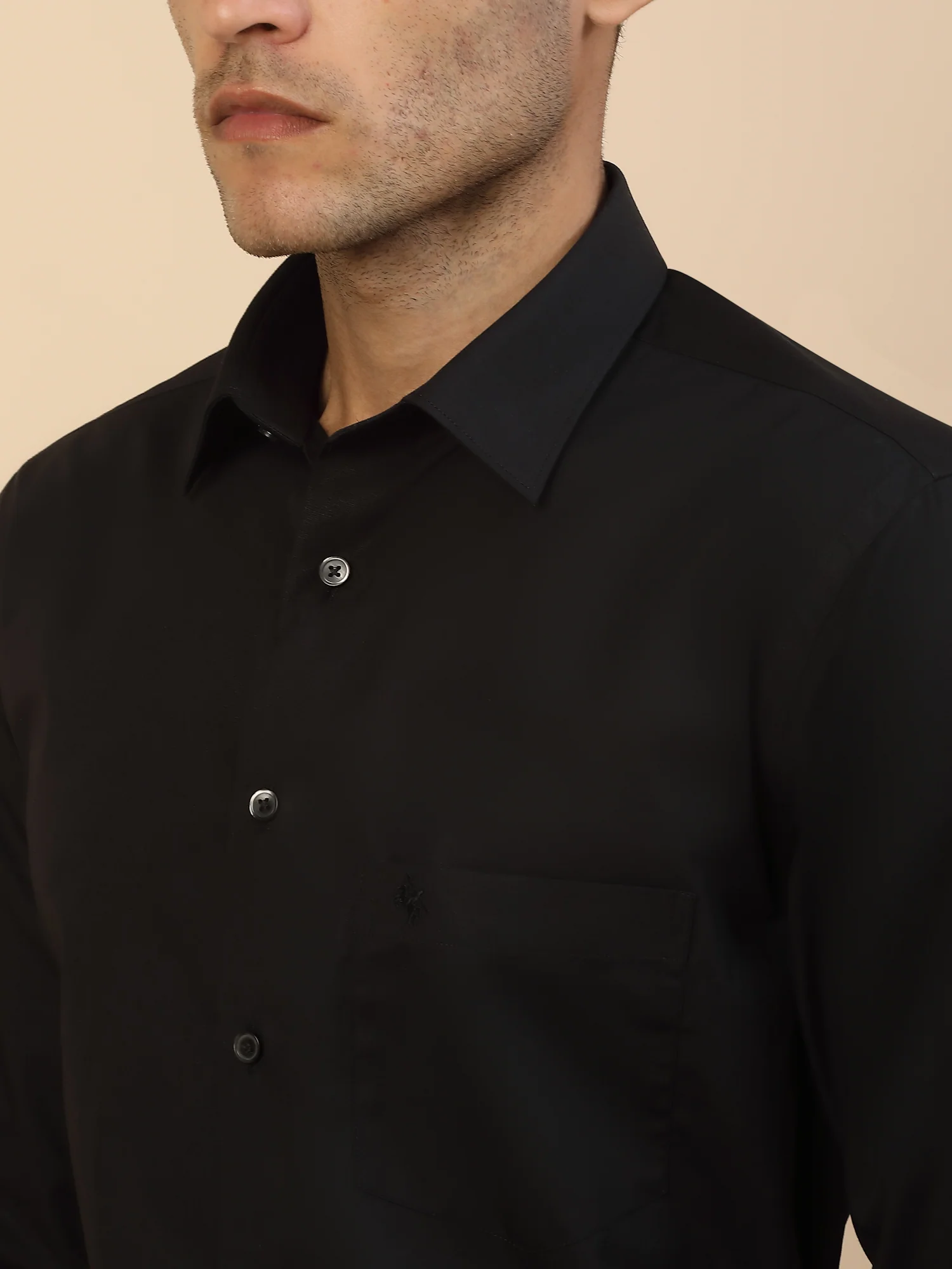 Men's Stylish Solid Formal Shirt | Regular Fit | Full Sleeve | Pure Cotton | Smart Formal Wear - Image 6
