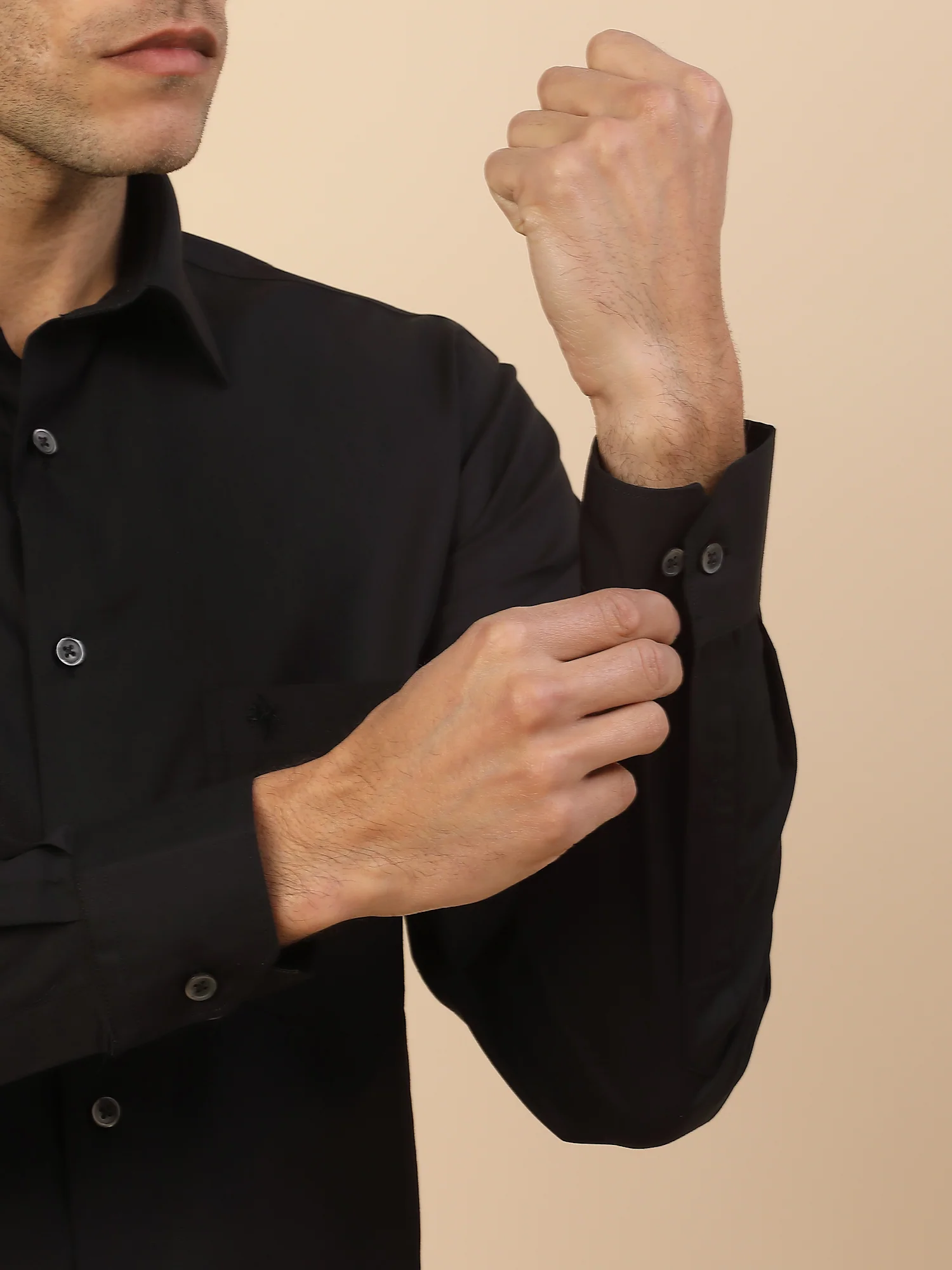 Men's Stylish Solid Formal Shirt | Regular Fit | Full Sleeve | Pure Cotton | Smart Formal Wear - Image 7