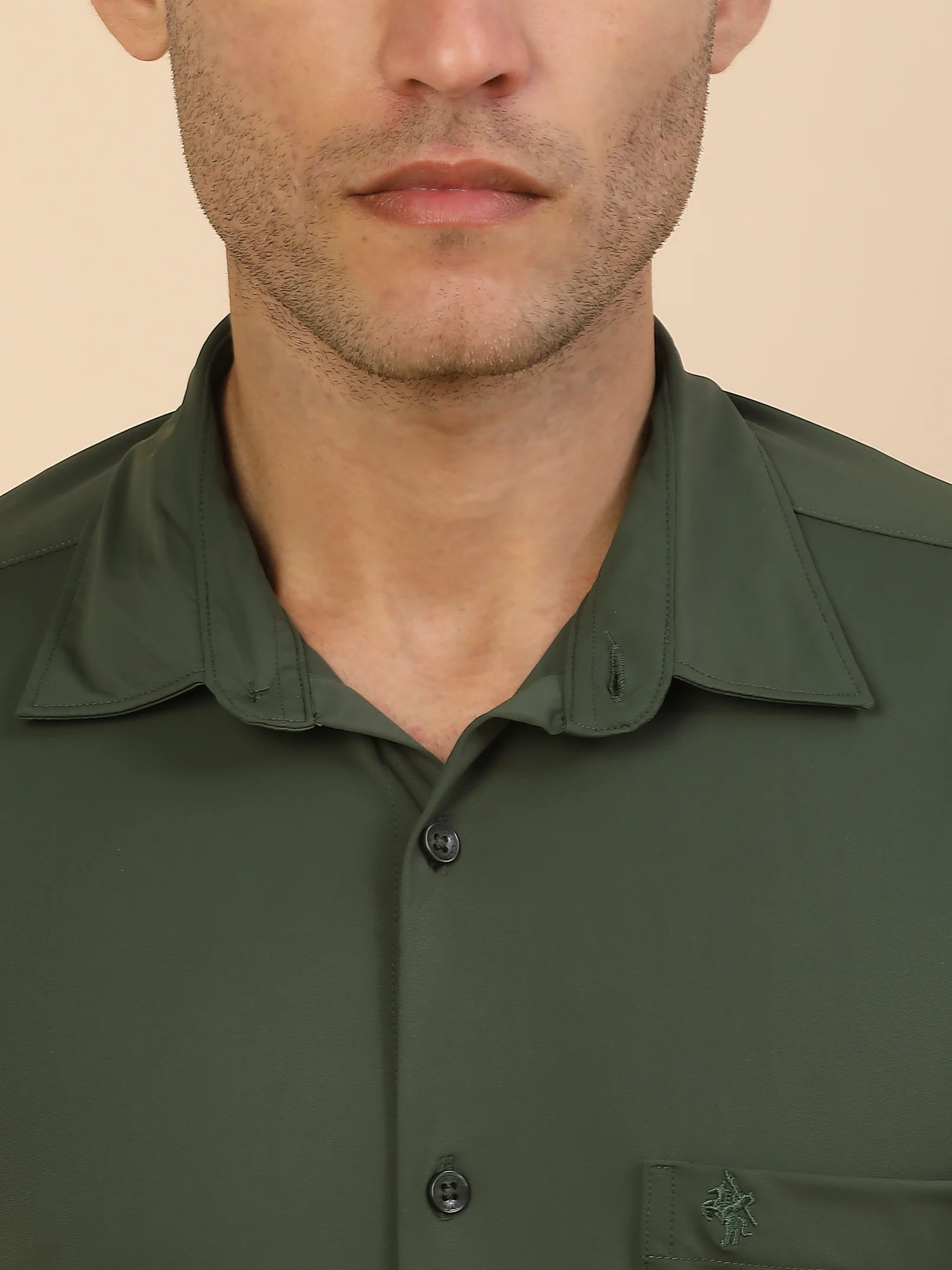 Men's Stylish Solid Formal Shirt | Regular Fit | Full Sleeve | Polyester | Smart Formal Wear - Image 6