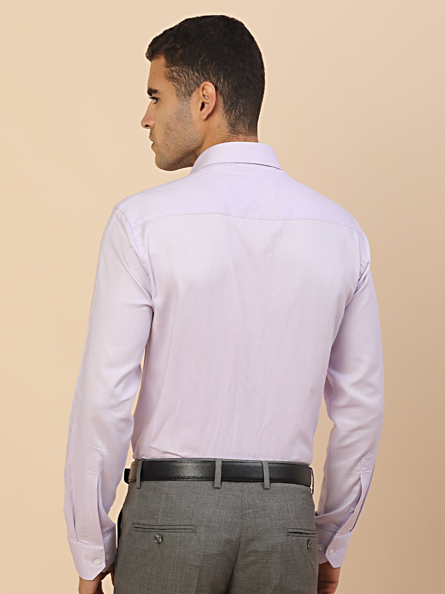 Men's Stylish Self Design Formal Shirt | Regular Fit | Full Sleeve | Pure Cotton | Smart Formal Wear - Image 8