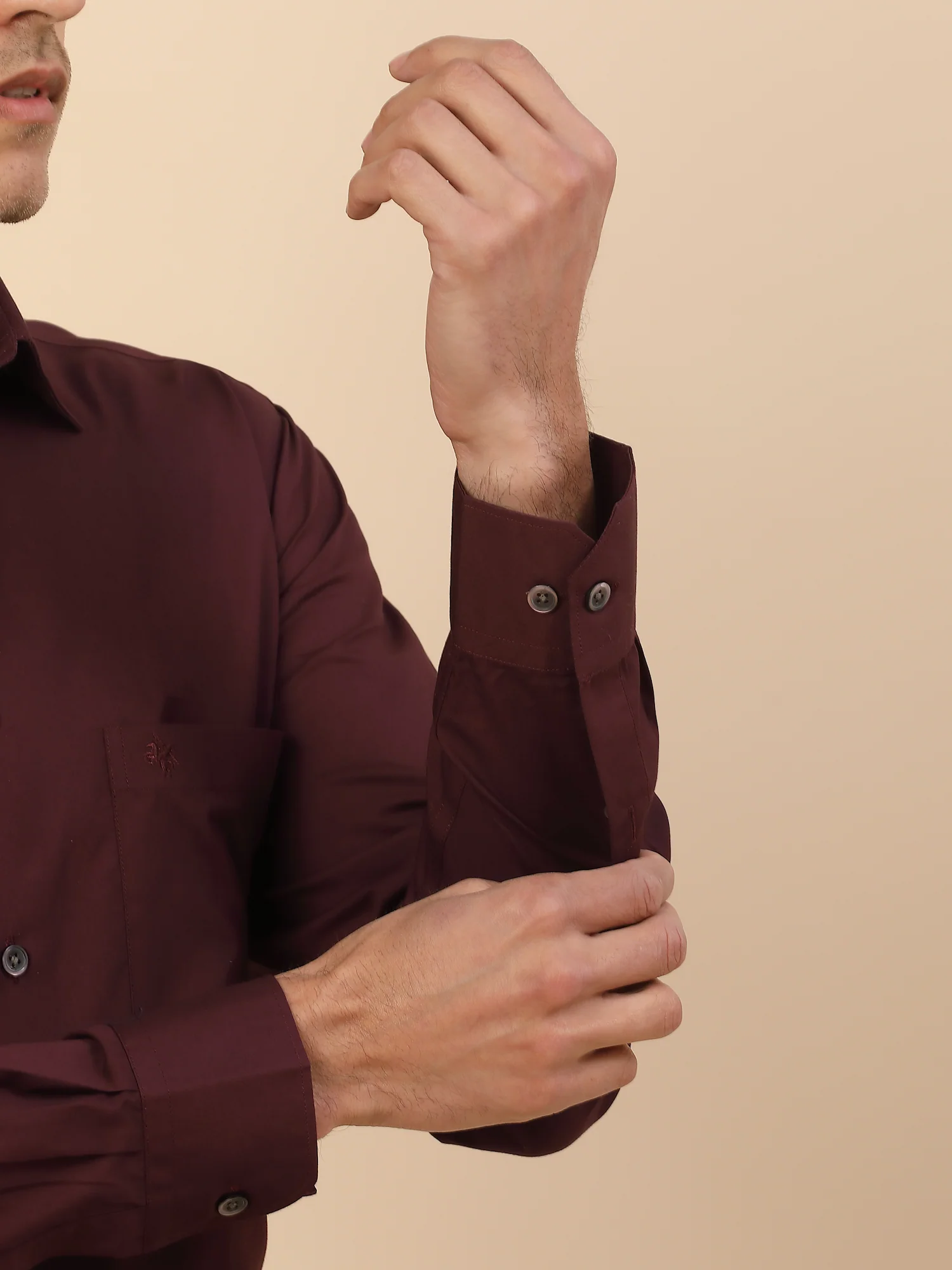 Men's Stylish Solid Formal Shirt | Regular Fit | Full Sleeve | Pure Cotton | Smart Formal Wear - Image 7
