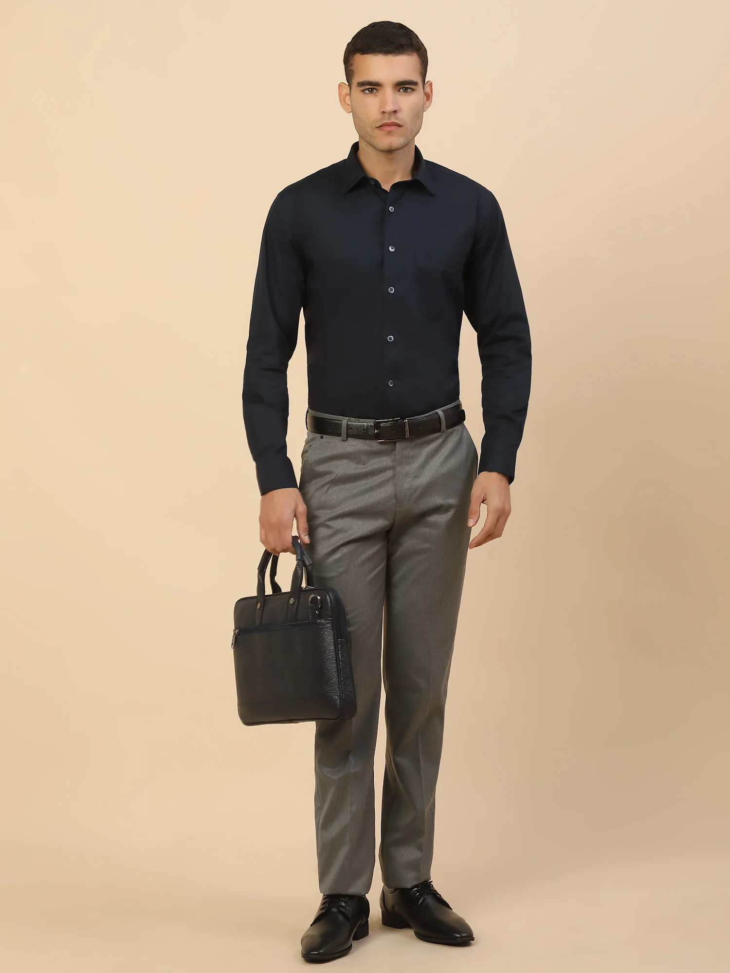 Men's Stylish Solid Formal Shirt | Regular Fit | Full Sleeve | Pure Cotton | Smart Formal Wear - Image 2