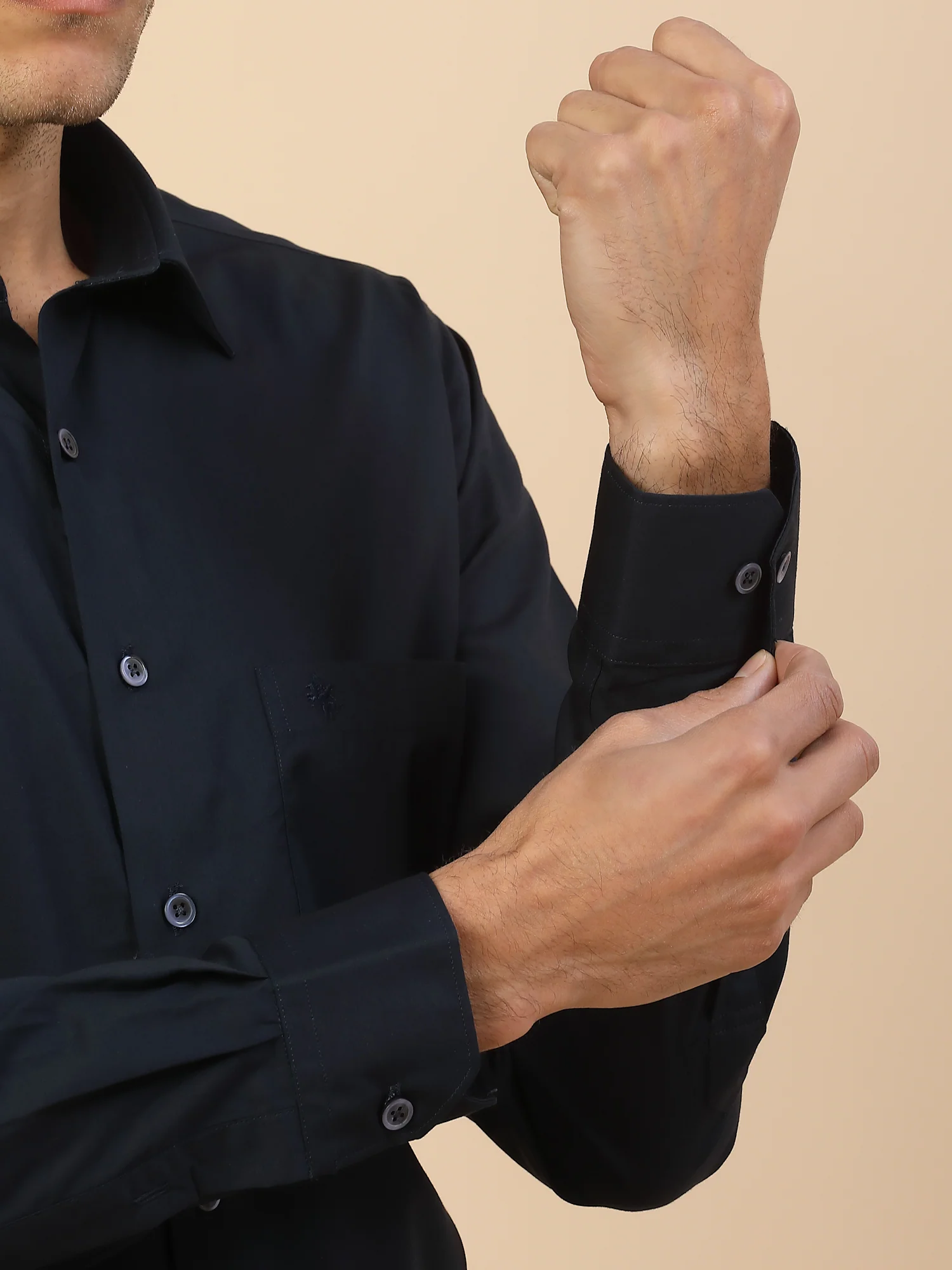 Men's Stylish Solid Formal Shirt | Regular Fit | Full Sleeve | Pure Cotton | Smart Formal Wear - Image 7