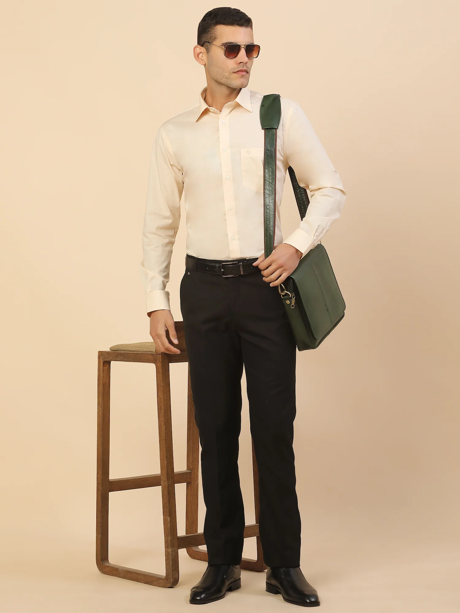 Men's Stylish Solid Formal Shirt | Regular Fit | Full Sleeve | Pure Cotton | Smart Formal Wear - Image 2