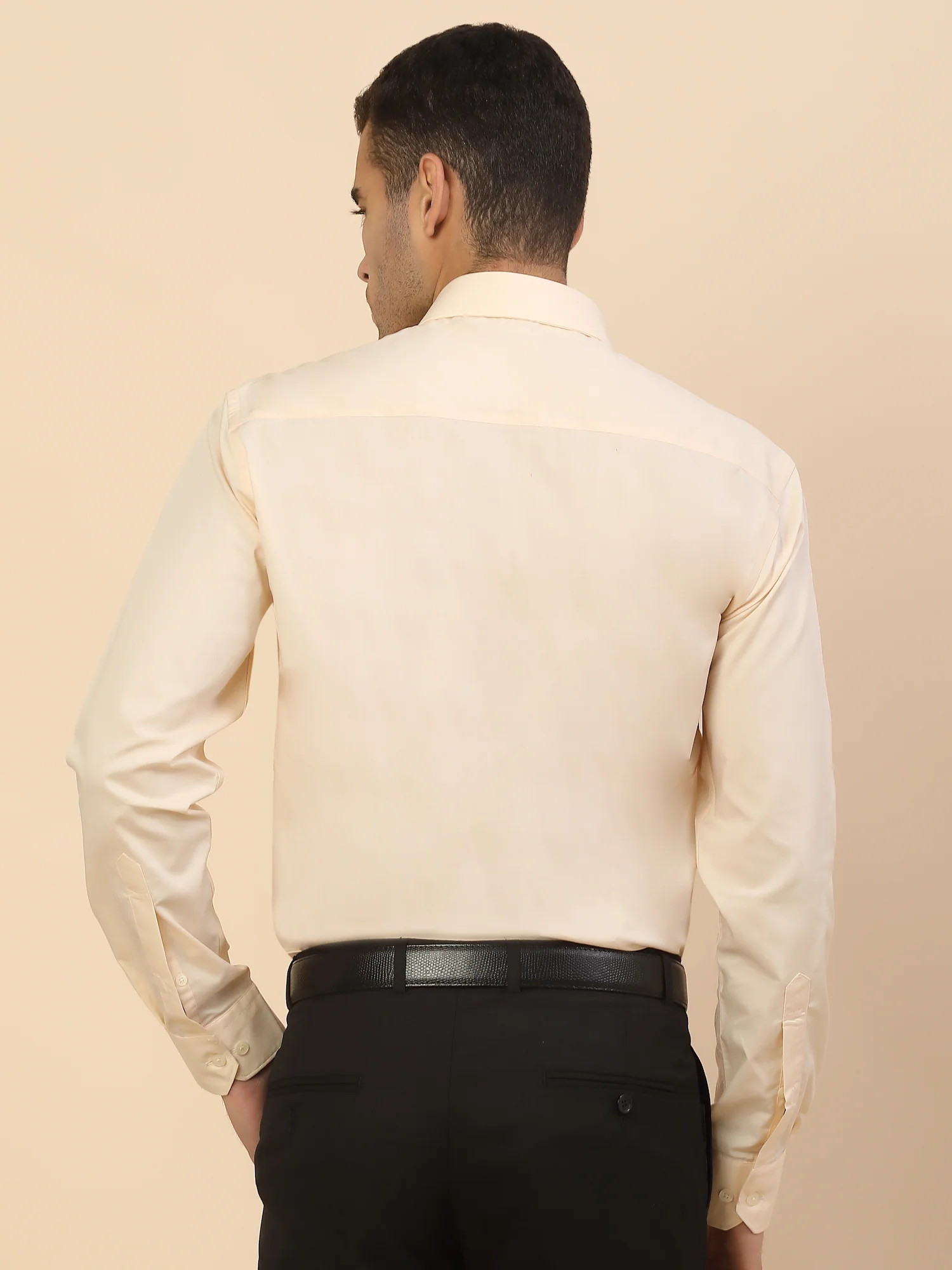 Men's Stylish Solid Formal Shirt | Regular Fit | Full Sleeve | Pure Cotton | Smart Formal Wear - Image 3