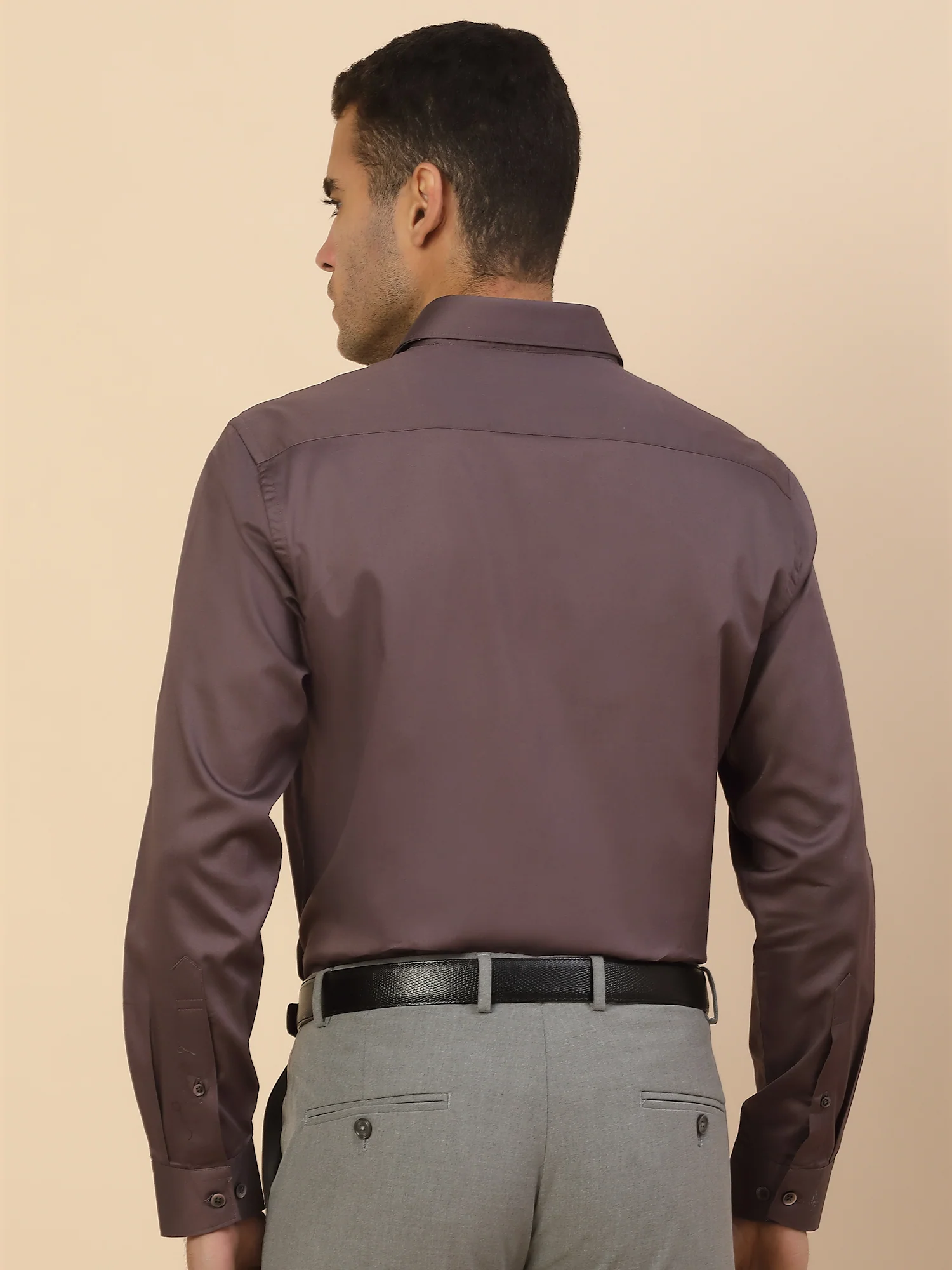 Men's Stylish Solid Party Shirt | Regular Fit | Full Sleeve | Pure Cotton | Smart Party Wear - Image 3