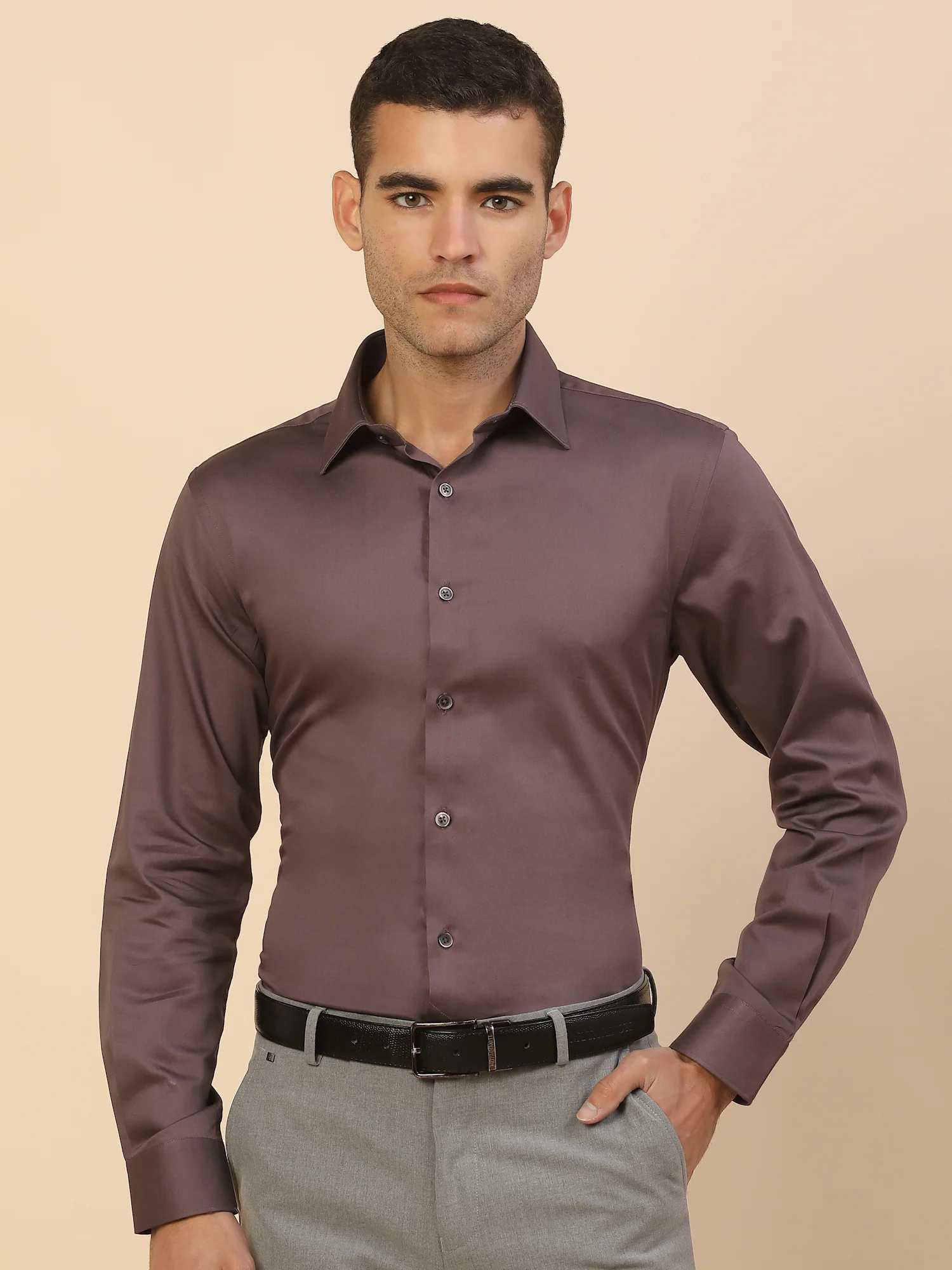 Men's Stylish Solid Party Shirt | Regular Fit | Full Sleeve | Pure Cotton | Smart Party Wear - Image 6