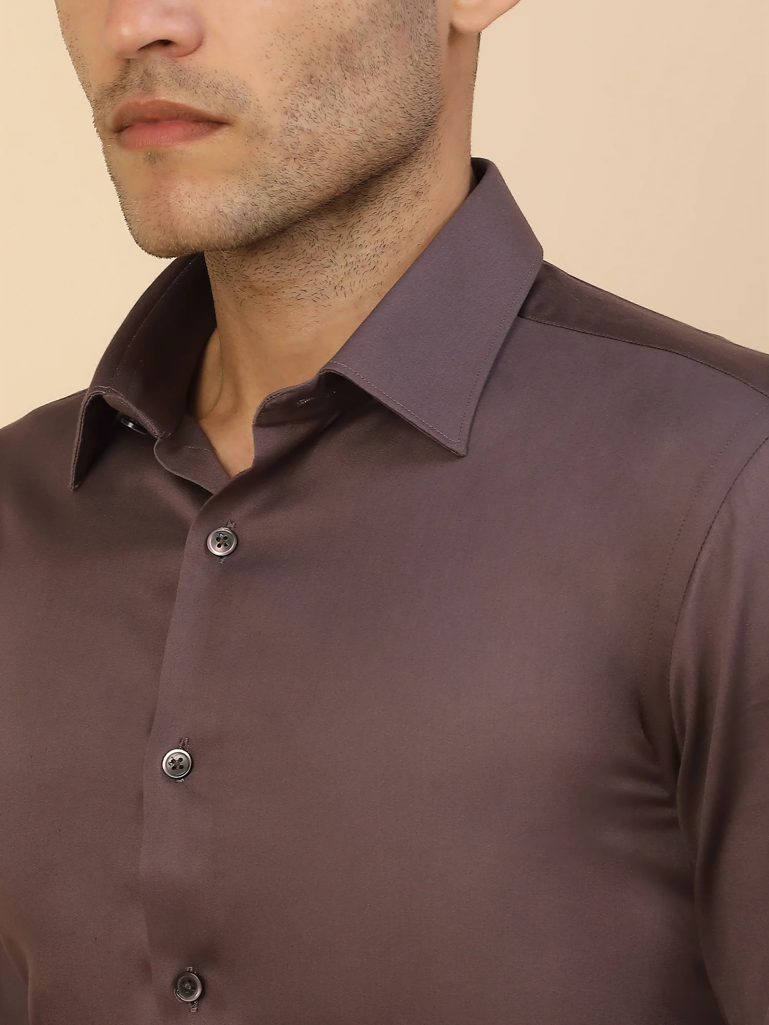 Men's Stylish Solid Party Shirt | Regular Fit | Full Sleeve | Pure Cotton | Smart Party Wear - Image 7