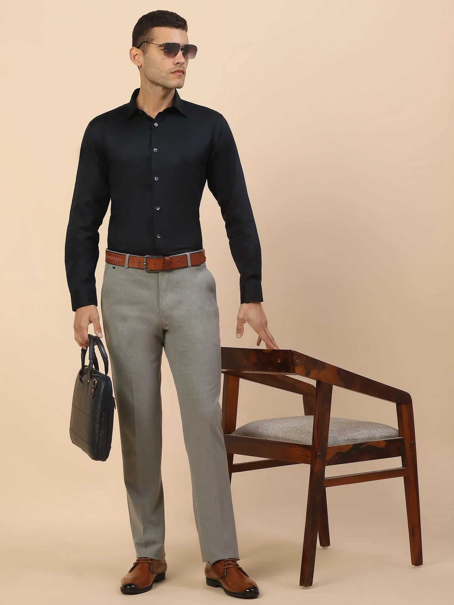 Men's Stylish Solid Party Shirt | Regular Fit | Full Sleeve | Pure Cotton | Smart Party Wear - Image 2