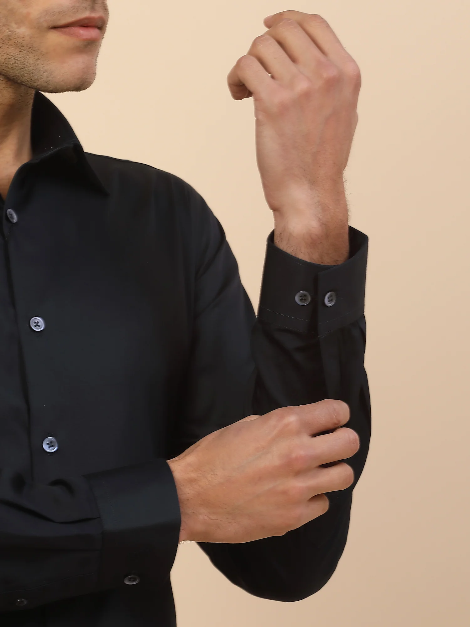 Men's Stylish Solid Party Shirt | Regular Fit | Full Sleeve | Pure Cotton | Smart Party Wear - Image 7