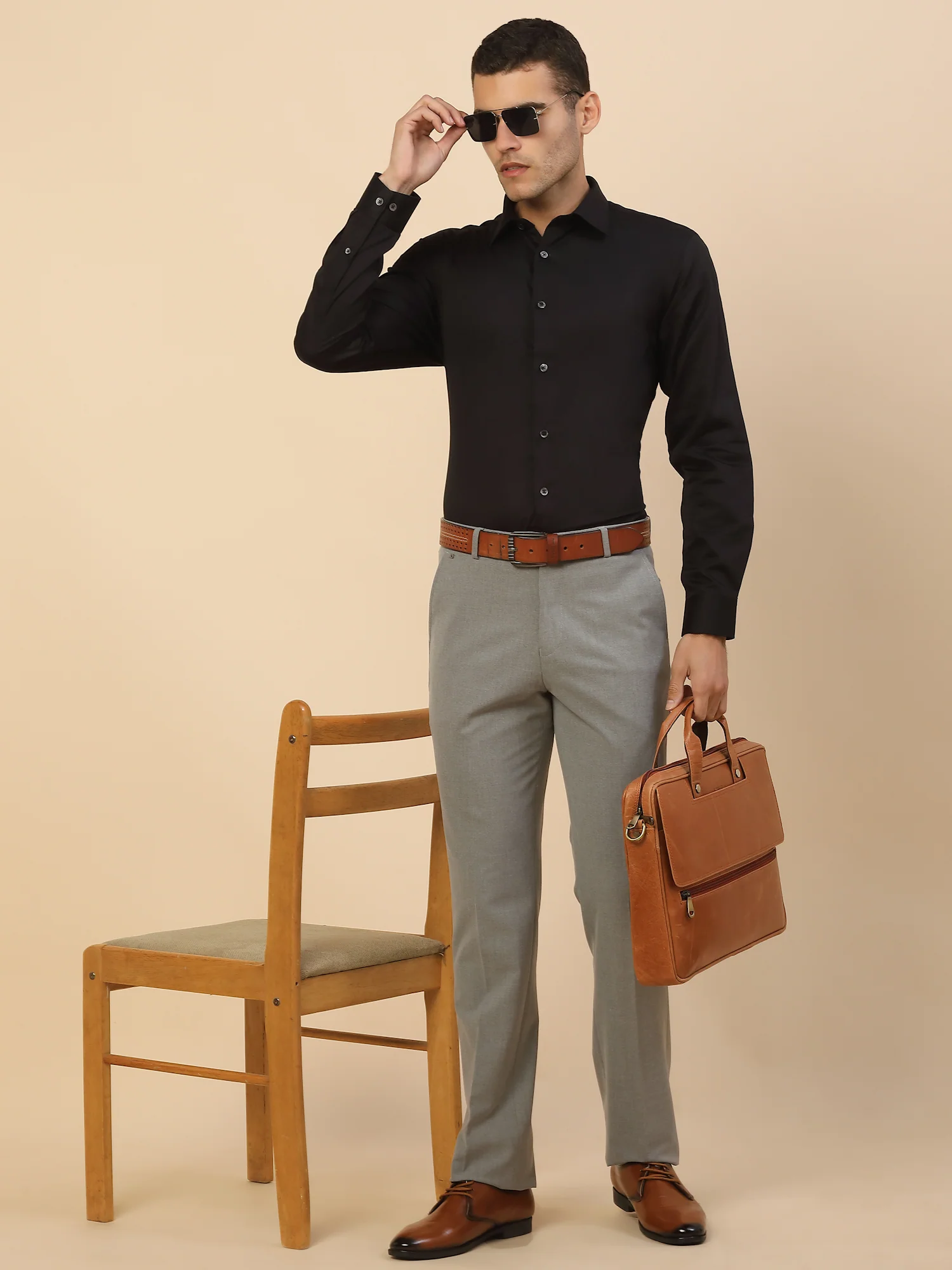 Men's Stylish Solid Party Shirt | Regular Fit | Full Sleeve | Pure Cotton | Smart Party Wear - Image 2