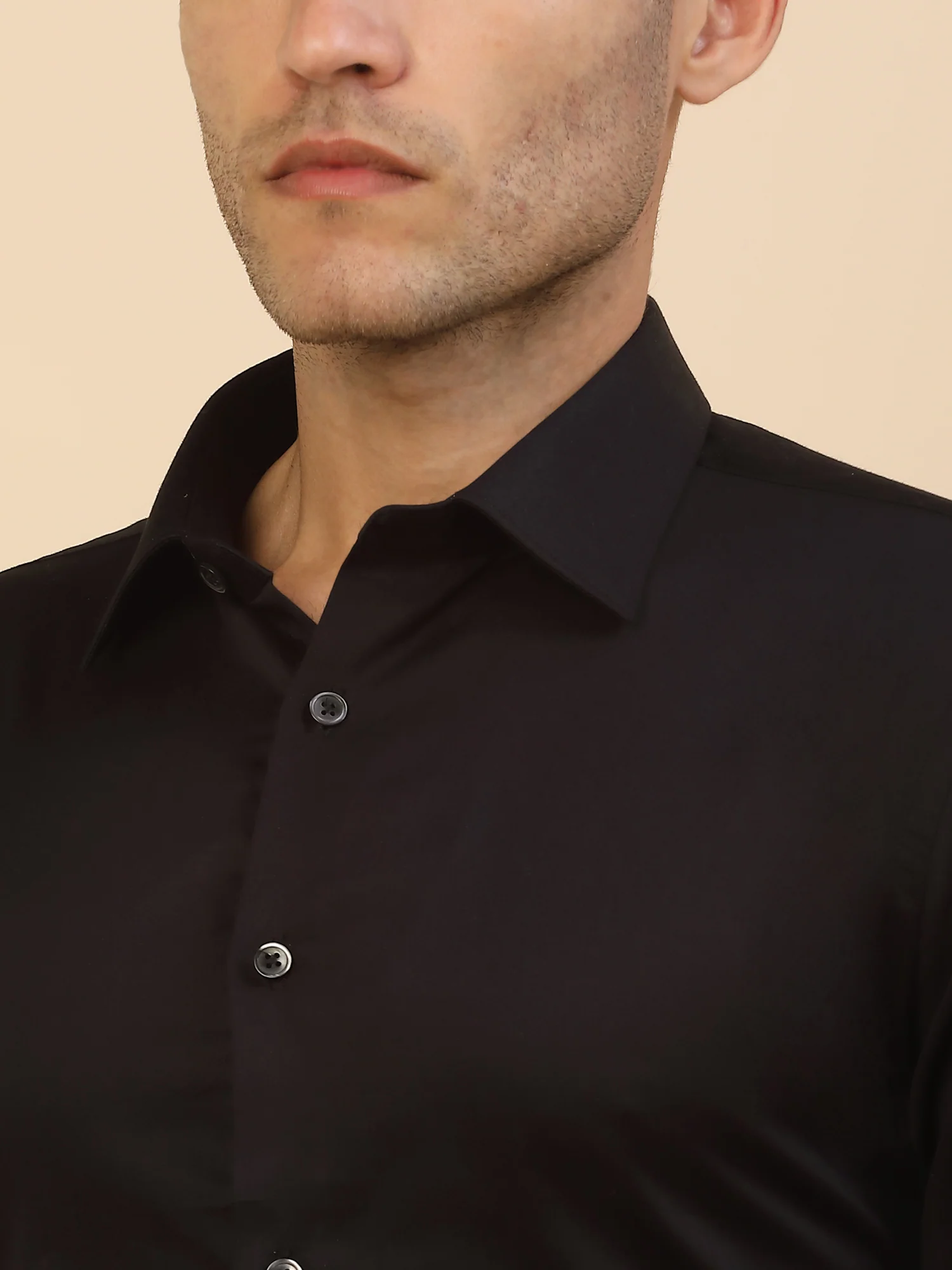 Men's Stylish Solid Party Shirt | Regular Fit | Full Sleeve | Pure Cotton | Smart Party Wear - Image 6