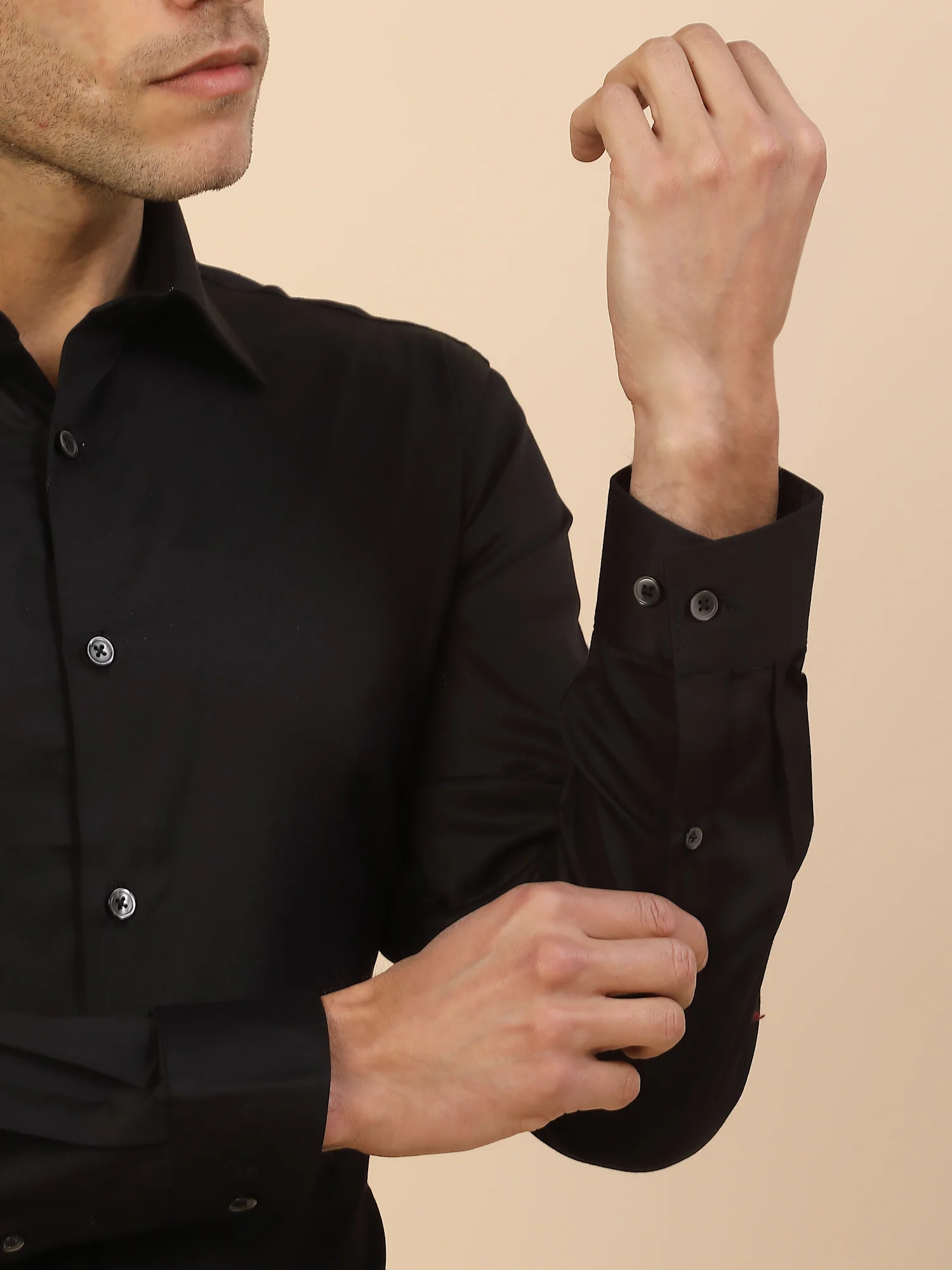 Men's Stylish Solid Party Shirt | Regular Fit | Full Sleeve | Pure Cotton | Smart Party Wear - Image 7