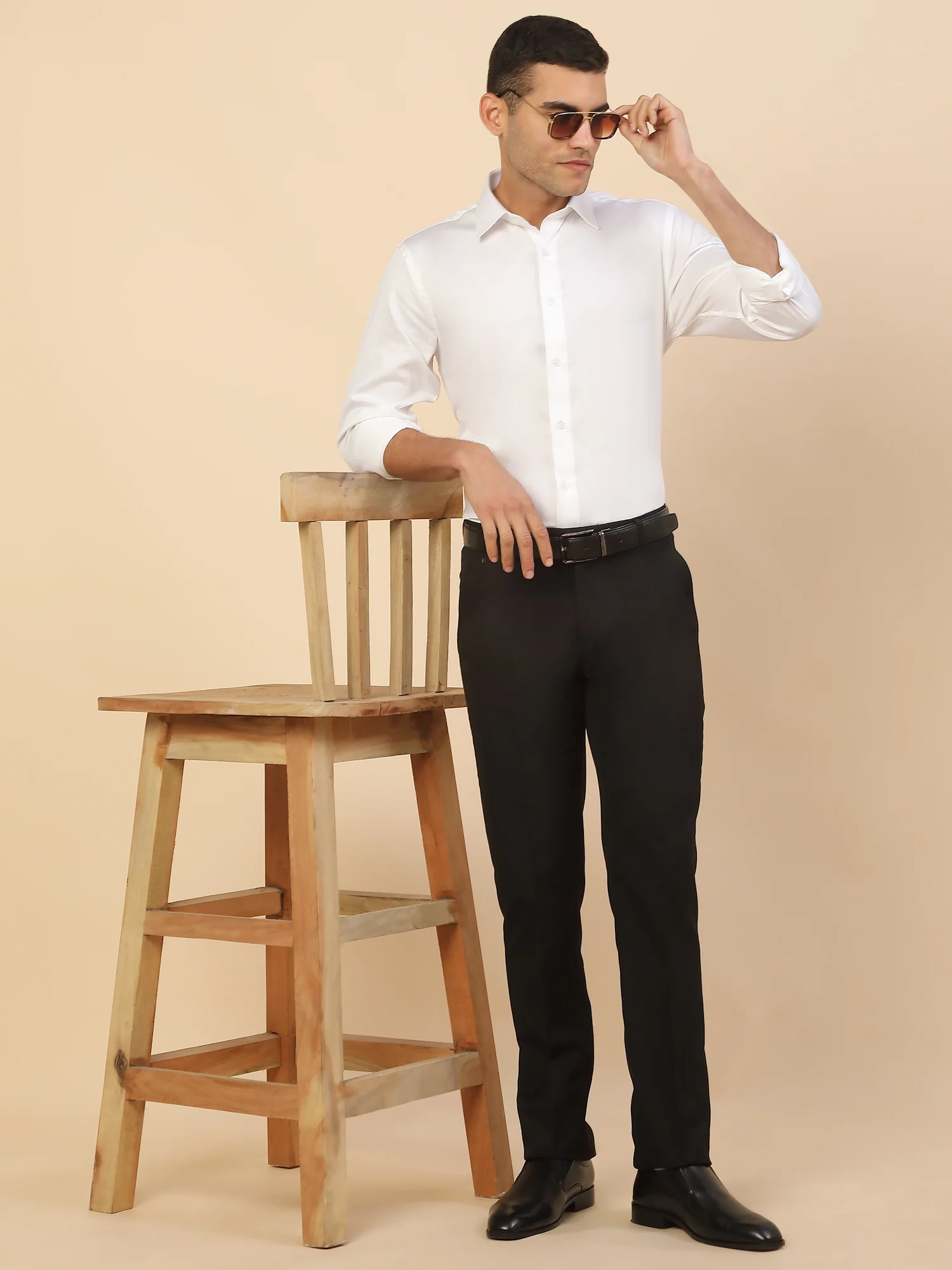 Men's Stylish Solid Party Shirt | Regular Fit | Full Sleeve | Pure Cotton | Smart Party Wear - Image 2