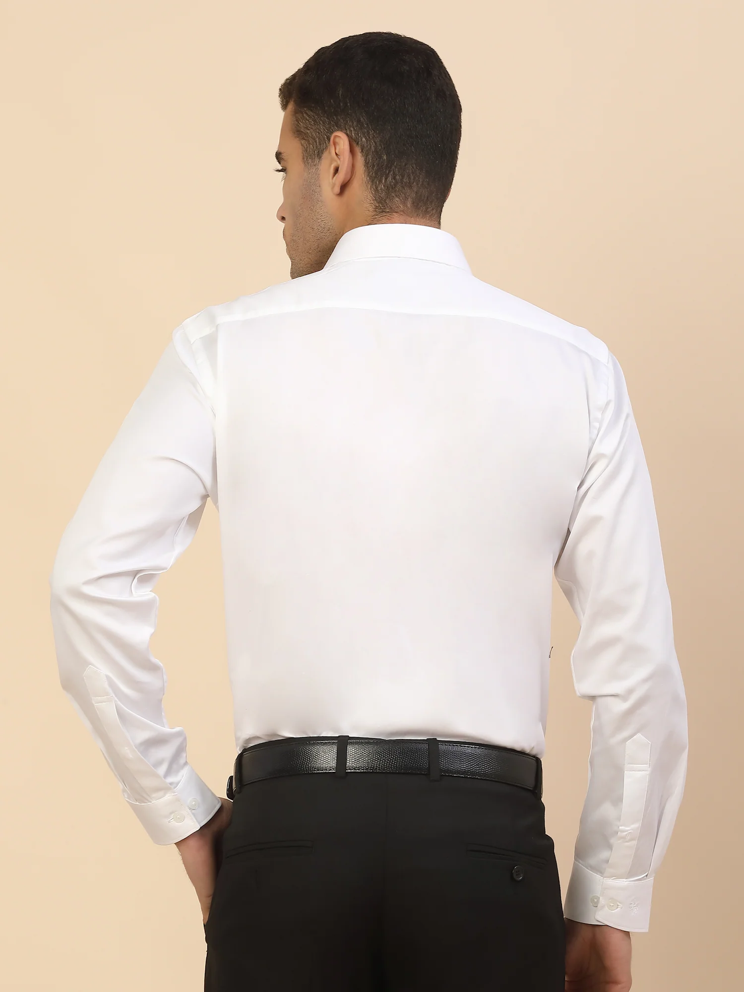Men's Stylish Solid Party Shirt | Regular Fit | Full Sleeve | Pure Cotton | Smart Party Wear - Image 3